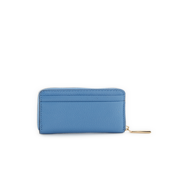 Mmk The Snapshot Compact Leather Wallet In Blue