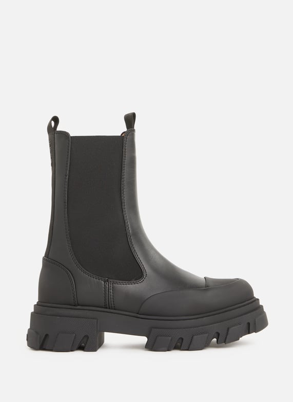 Leather chelsea boots - ganni women | printemps Leather chelsea boots - ganni women | printemps