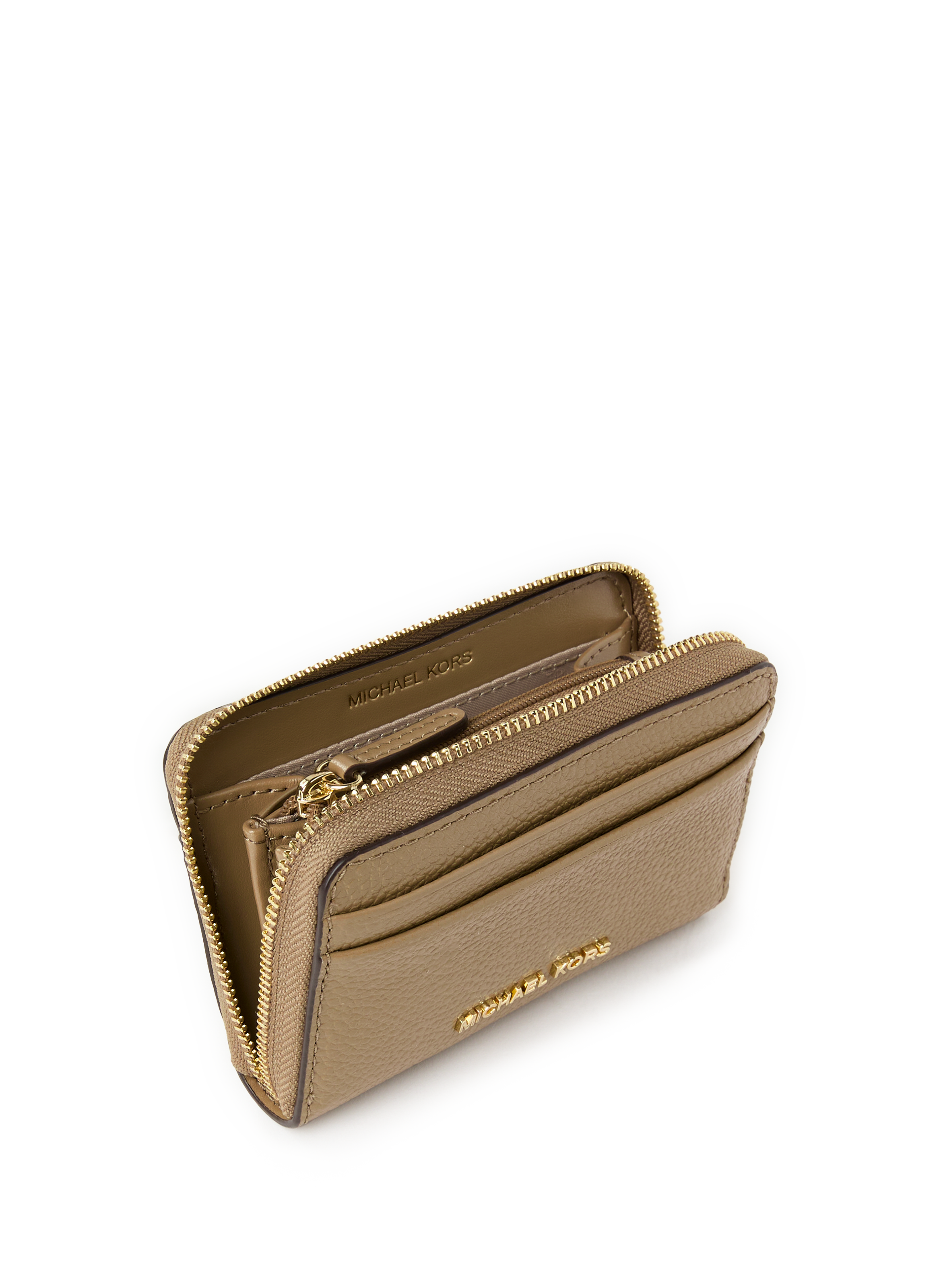 Leather coin purse MICHAEL KORS Brown