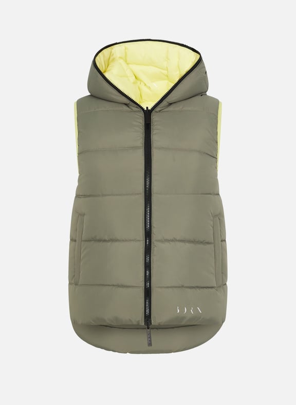 Gilet de sport réversible hazel Jaune by BORN LIVING YOGA BORN LIVING YOGA Gilet de sport réversible hazel Jaune