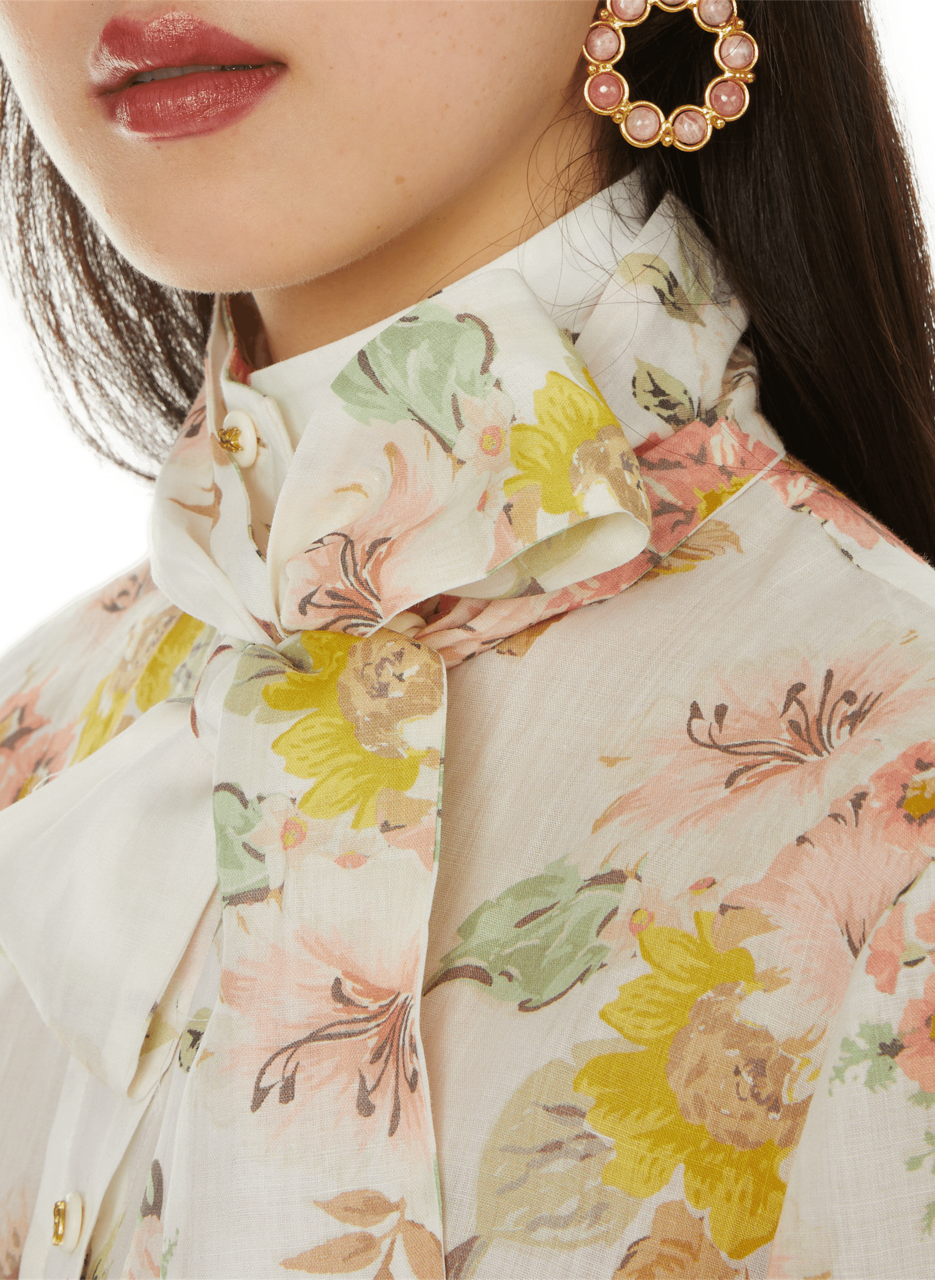 Boucles d'oreille Flower  SYLVIA TOLEDANO Rose