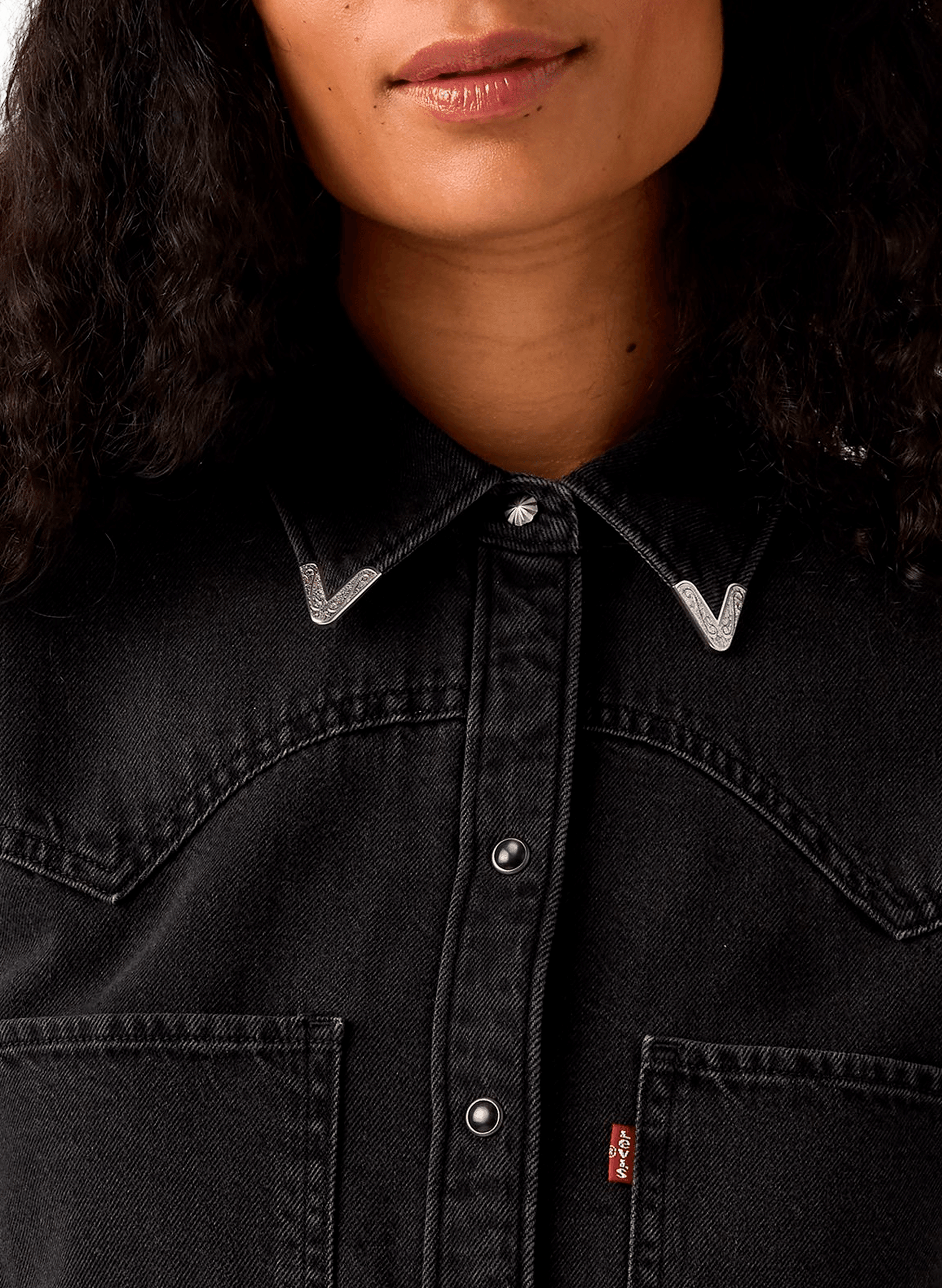 Chemise en jean LEVI'S Noir