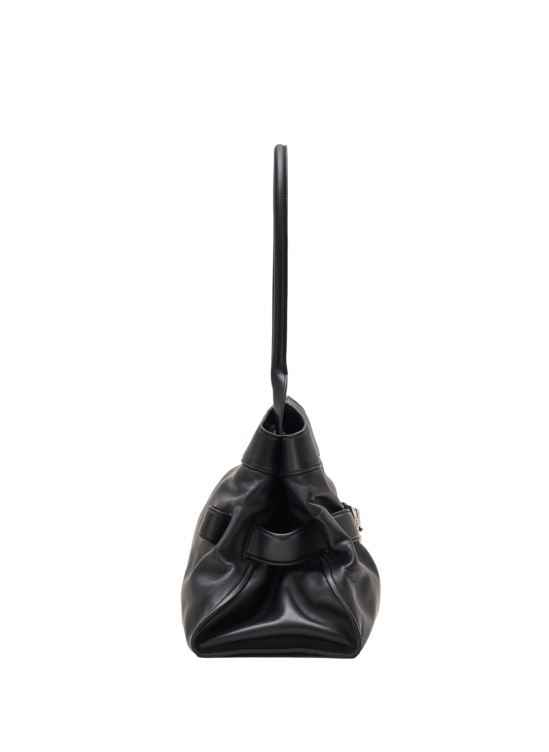 Sac épaule Dakota Satchel en cuir de vache MARC JACOBS Noir