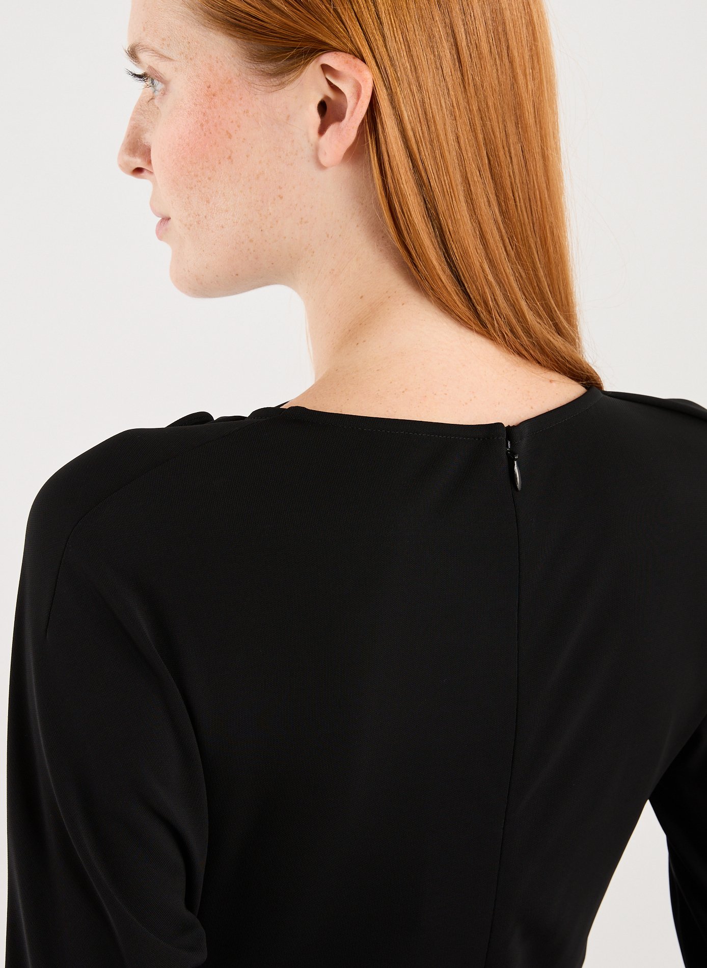 Draped maxi dress VICTORIA BECKHAM Black