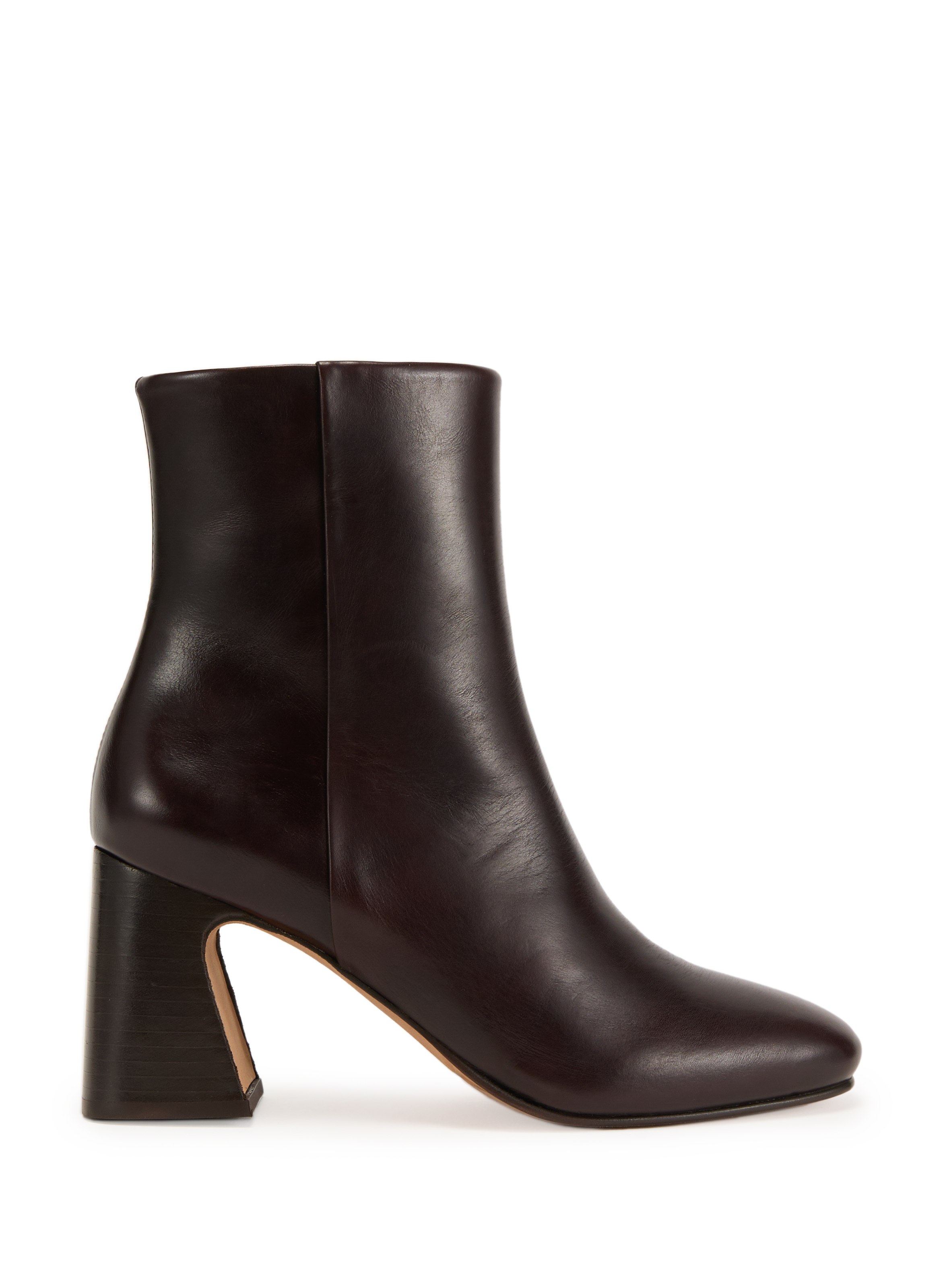BOBBIES Bottines à talon Norma en cuir Brown
