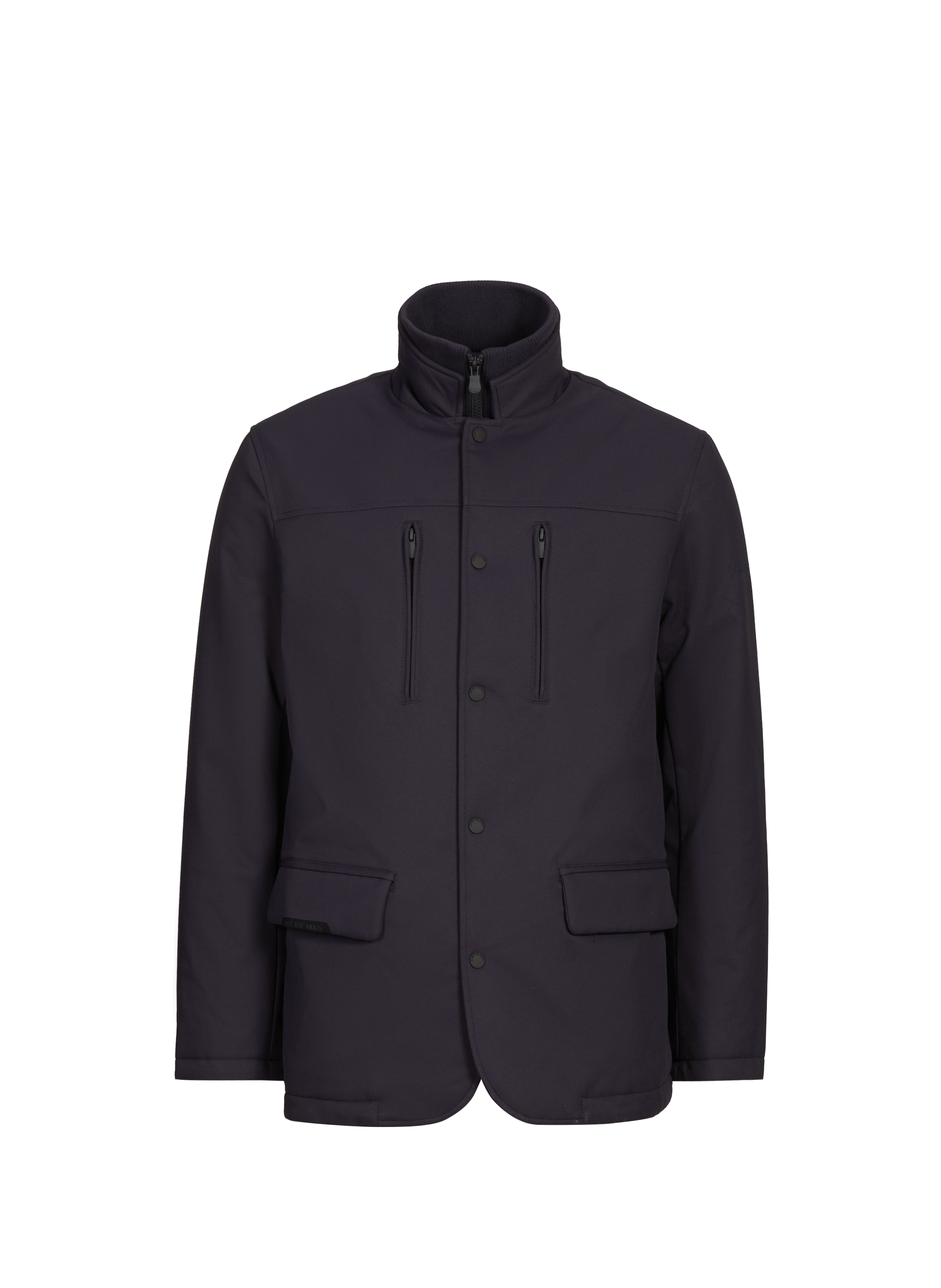 Parka droite Collin à col montant SAVE THE DUCK Bleu