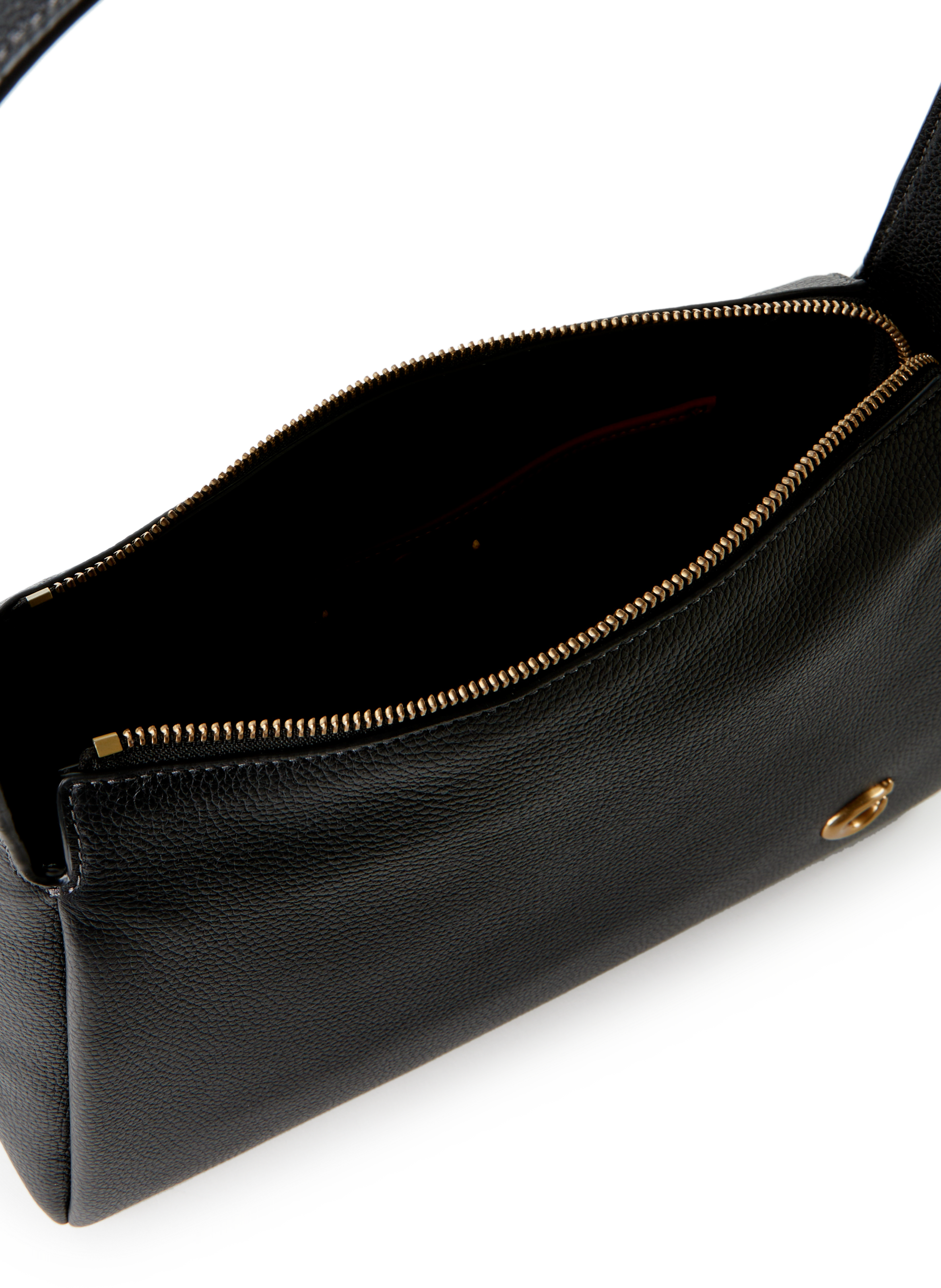 Leather shoulder bag COACH Black