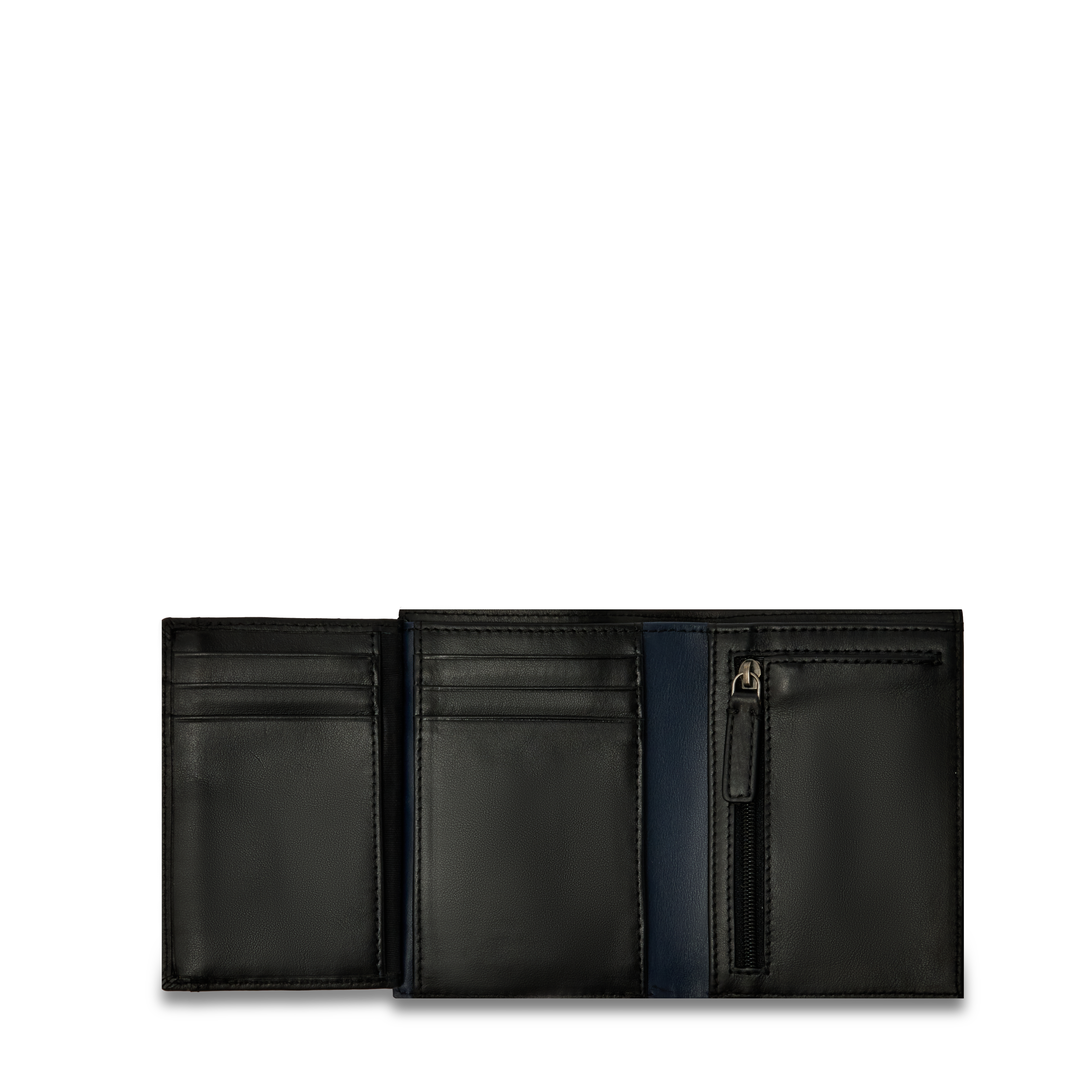 Portefeuille européen léon de lancel en cuir LANCEL Bleu