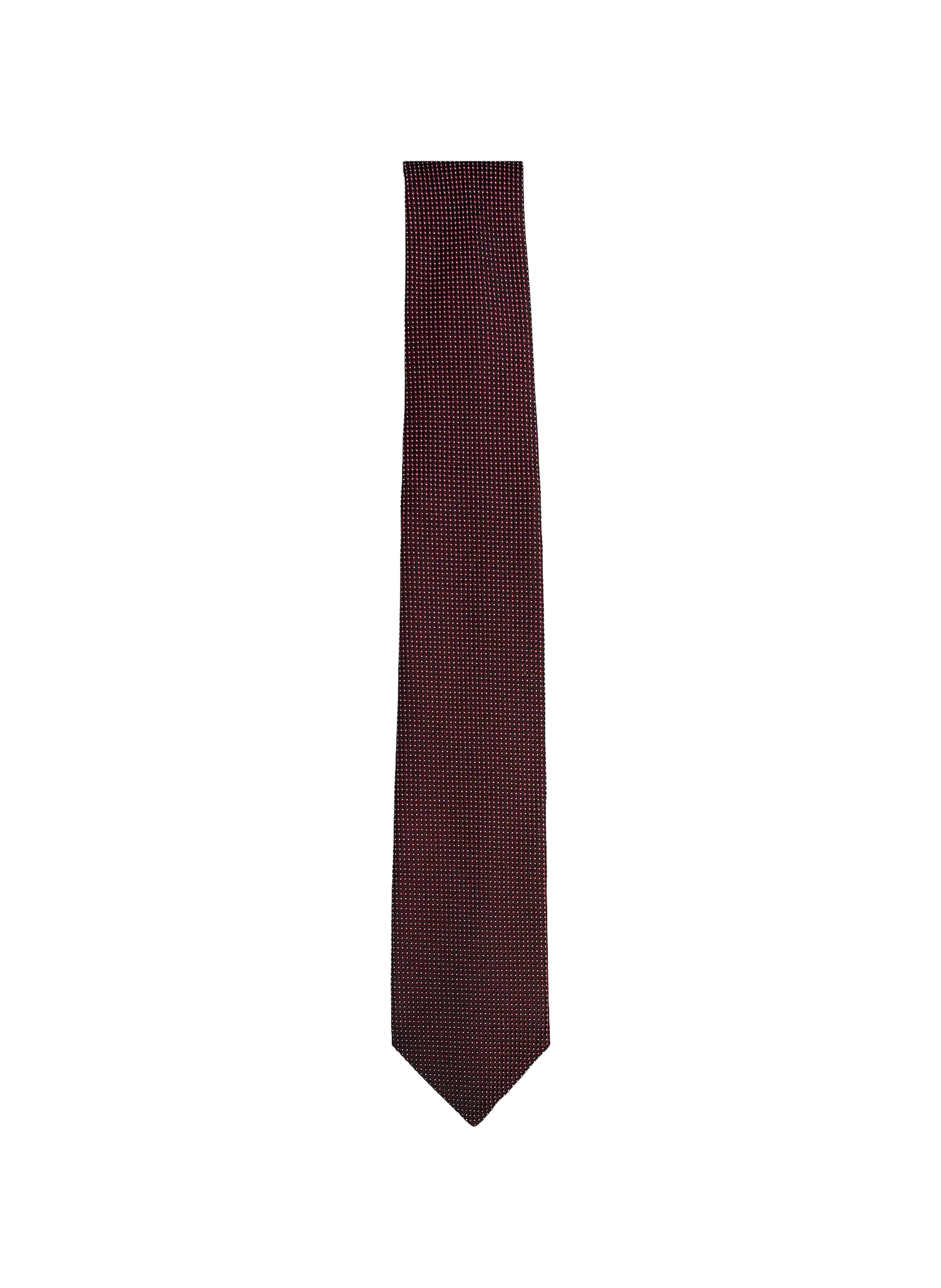 TOMMY HILFIGER Cravate à motif en soie  Rouge