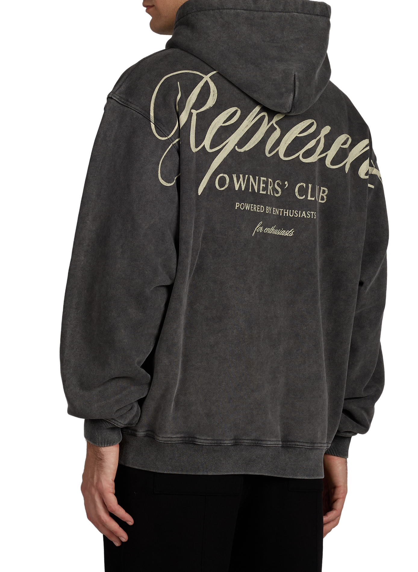 Cotton hooded sweatshirt REPRESENT Grey