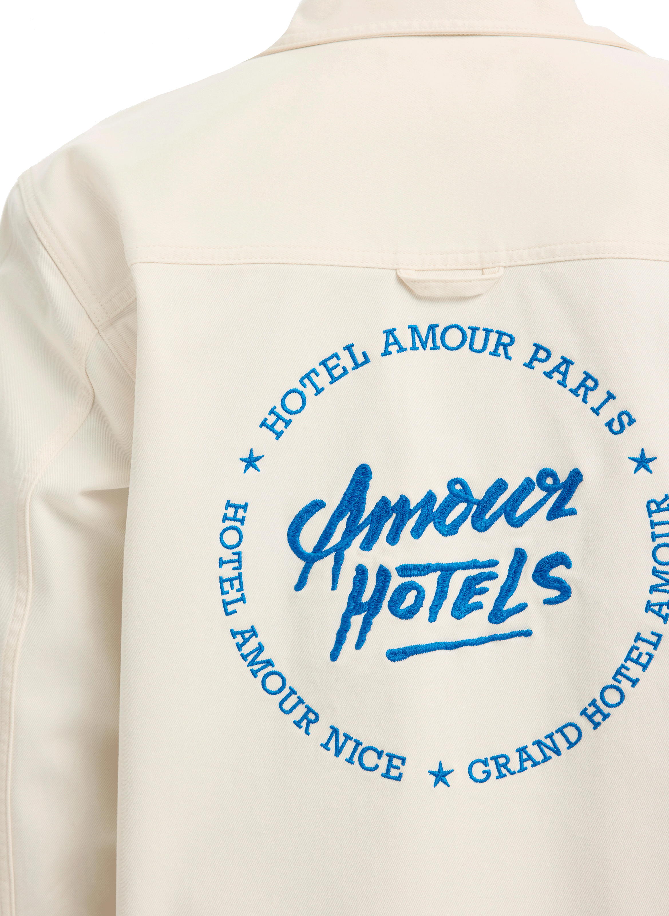 Cotton-blend overshirt SELECTED Beige