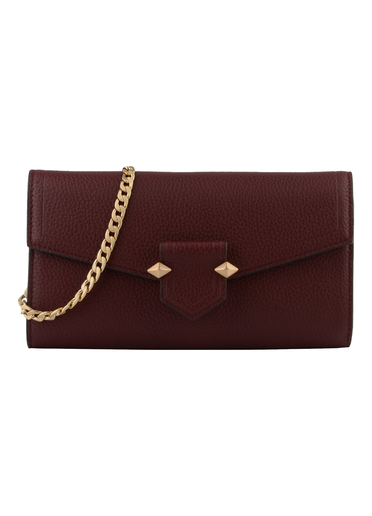 Sèvres | Pochette en cuir de vachette POURCHET Rouge