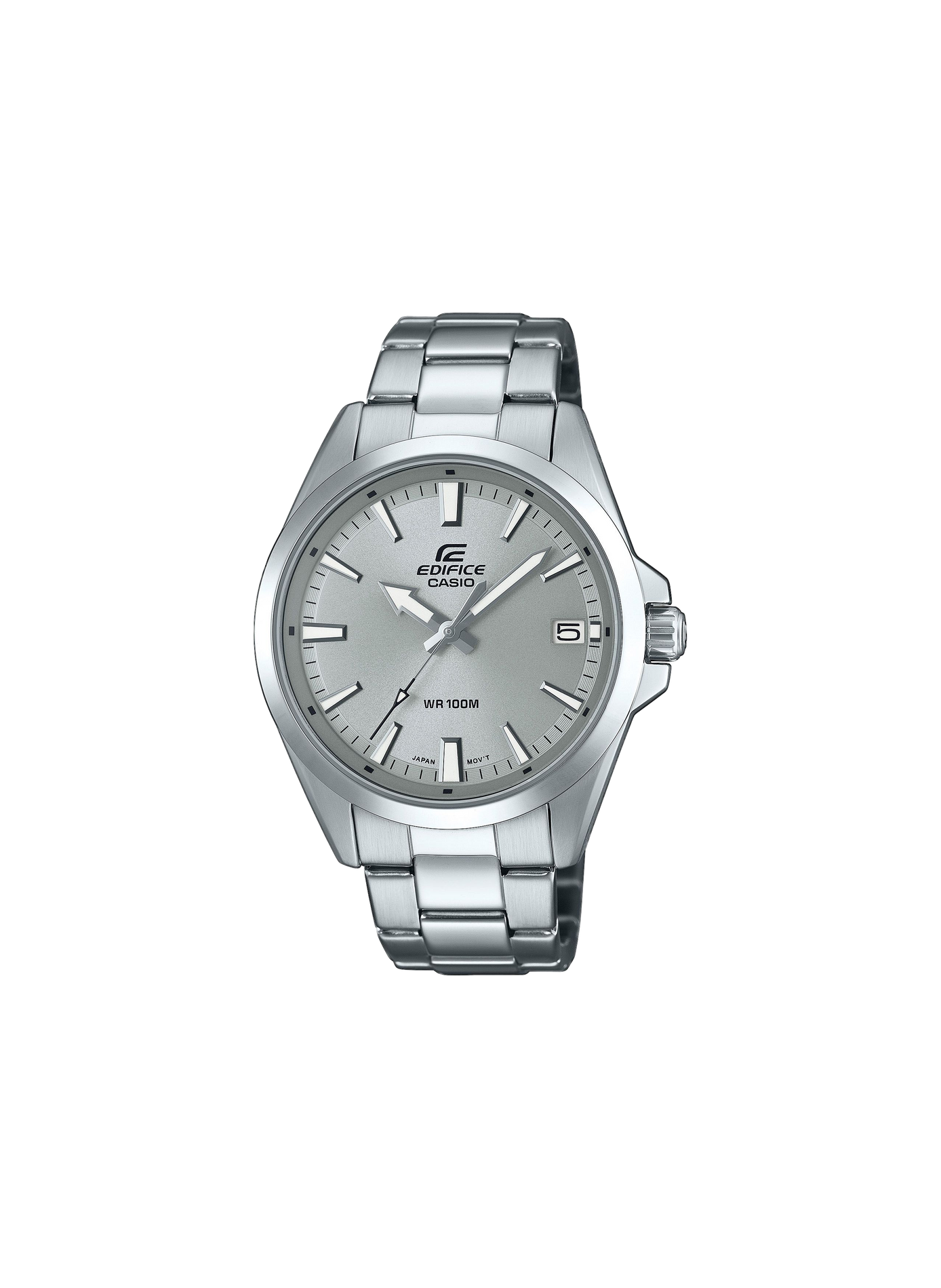 Montre analogique Edifice en acier inoxydable CASIO Argent