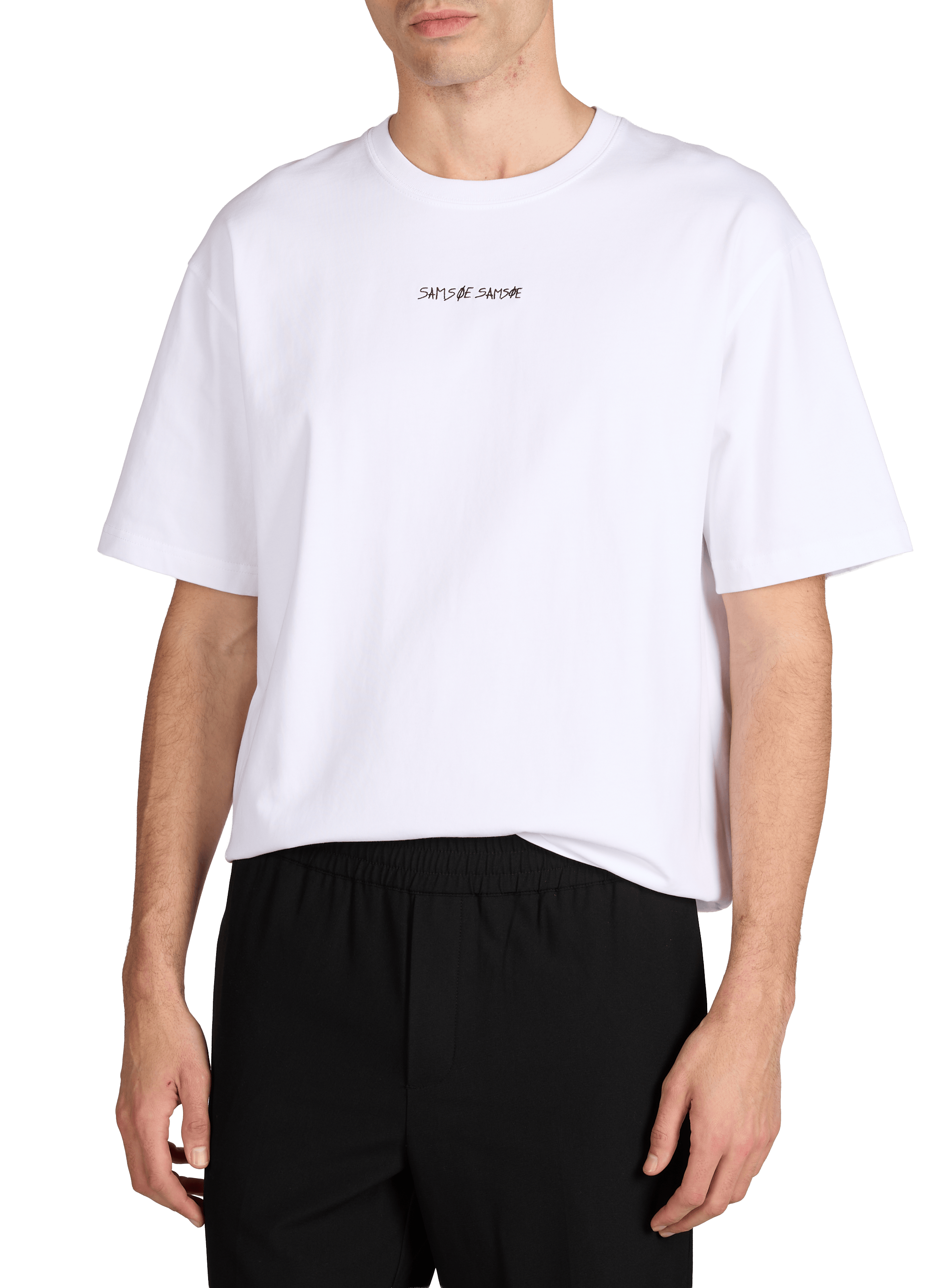 Printed T-shirt SAMSOE SAMSOE White