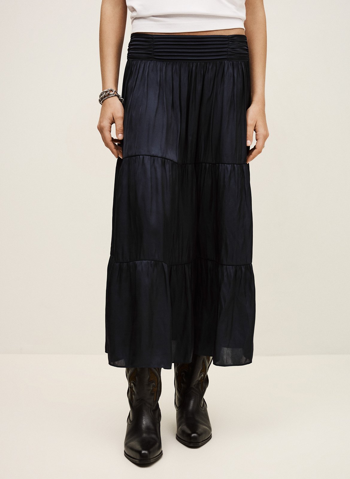 Jupe longue camyla BA&SH Bleu