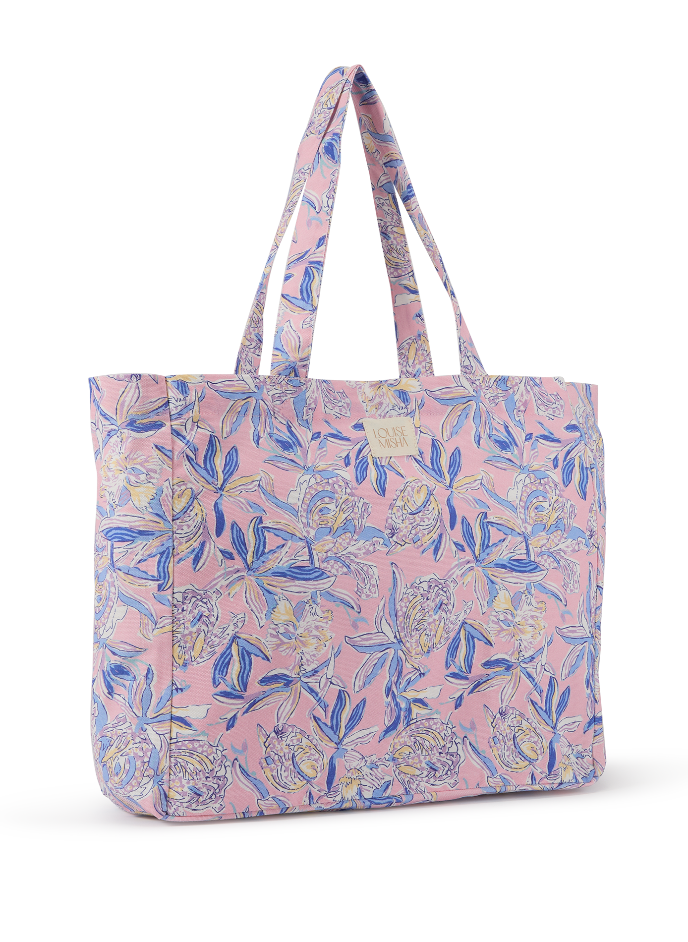 Tote Bag Beverly imprimé en coton LOUISE MISHA Multicolore