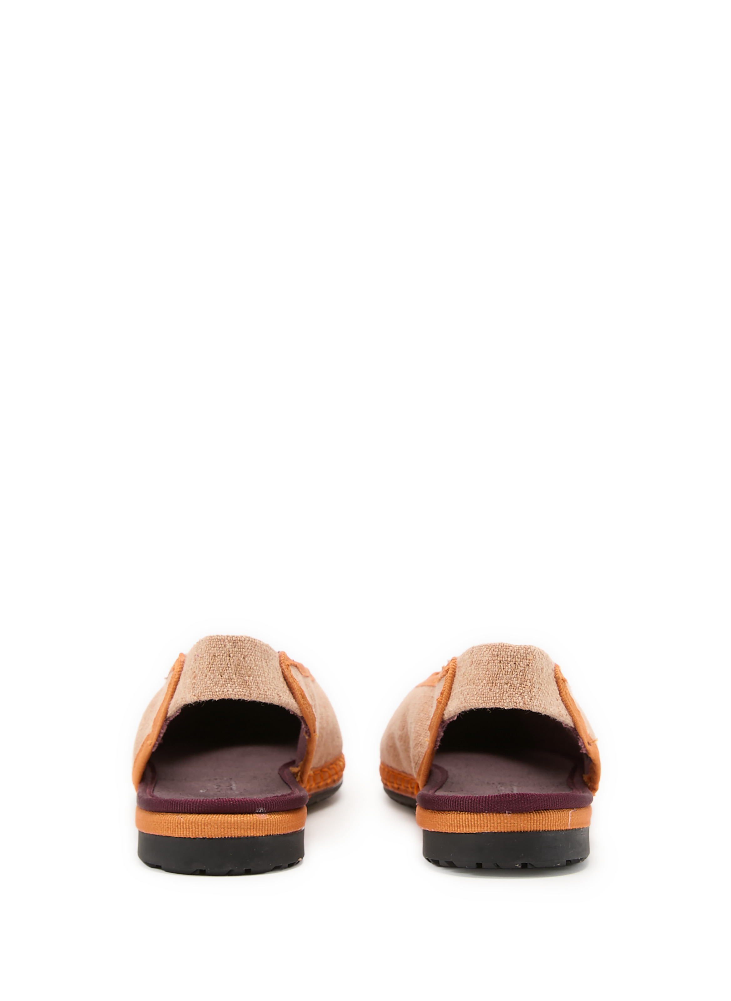 Sling-back linen FLABELUS Brown