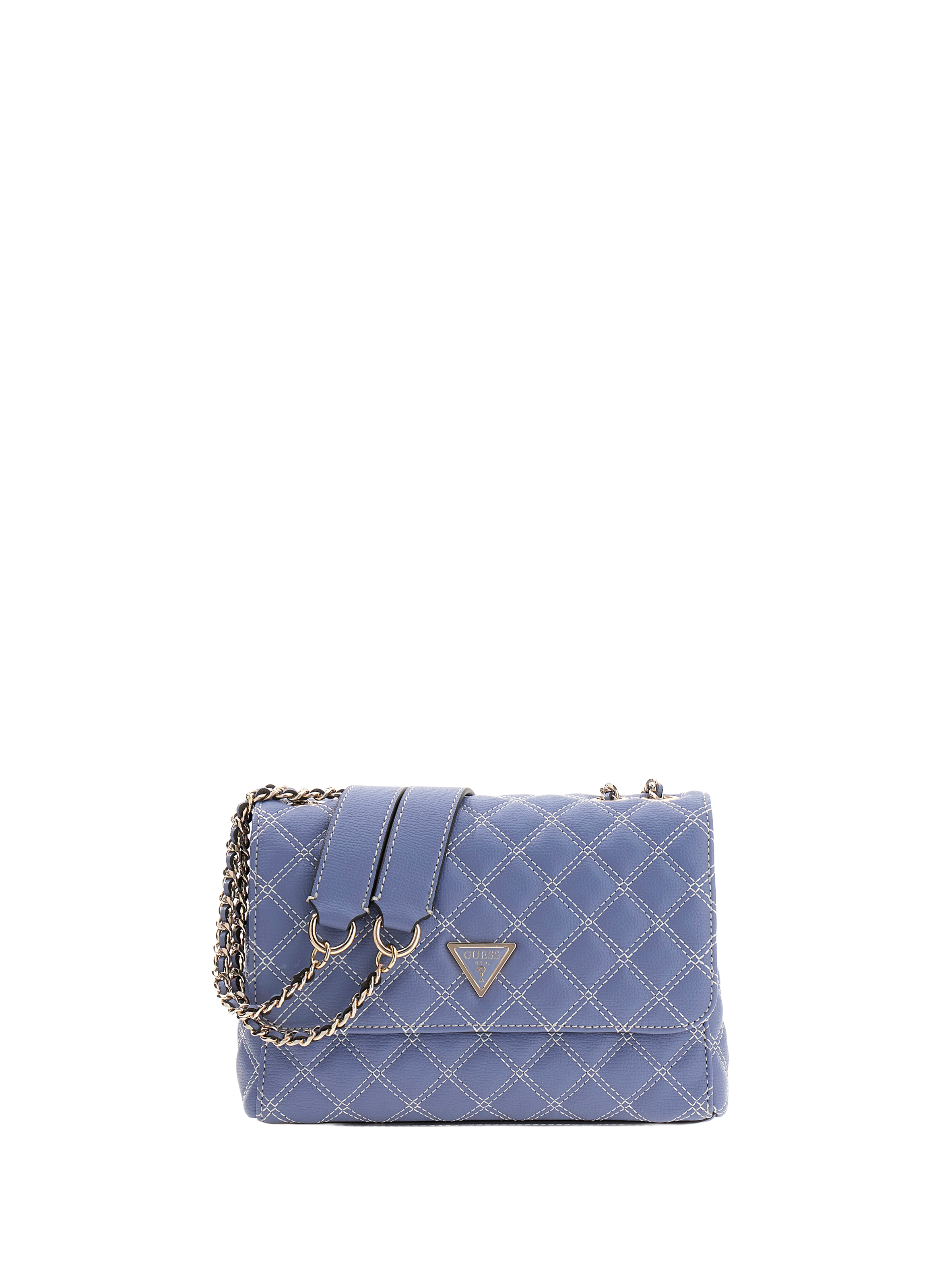 Quilted Giully Shoulder Bag GUESS Blue