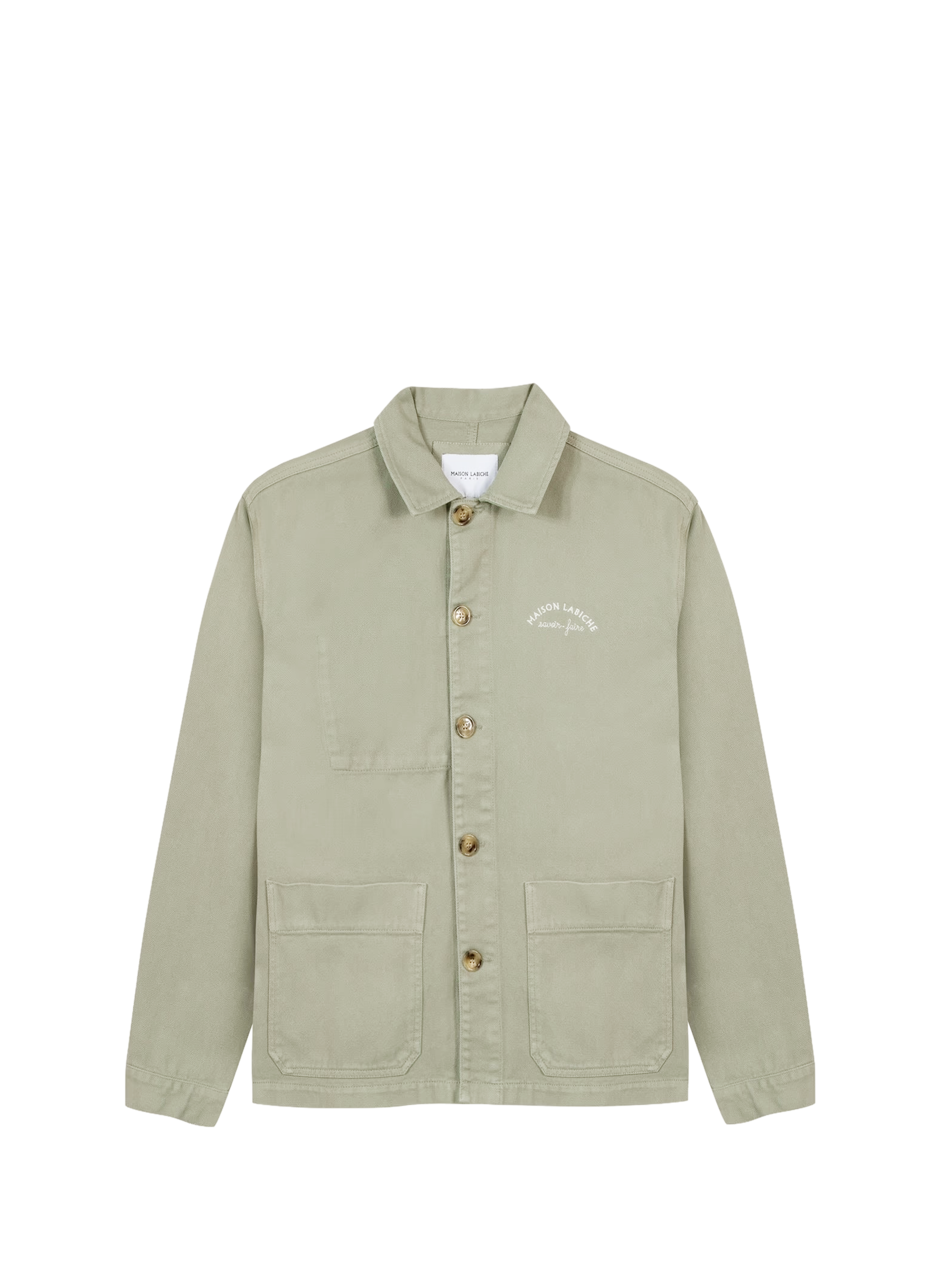 Veste légère Sébasto en twill de coton MAISON LABICHE Vert