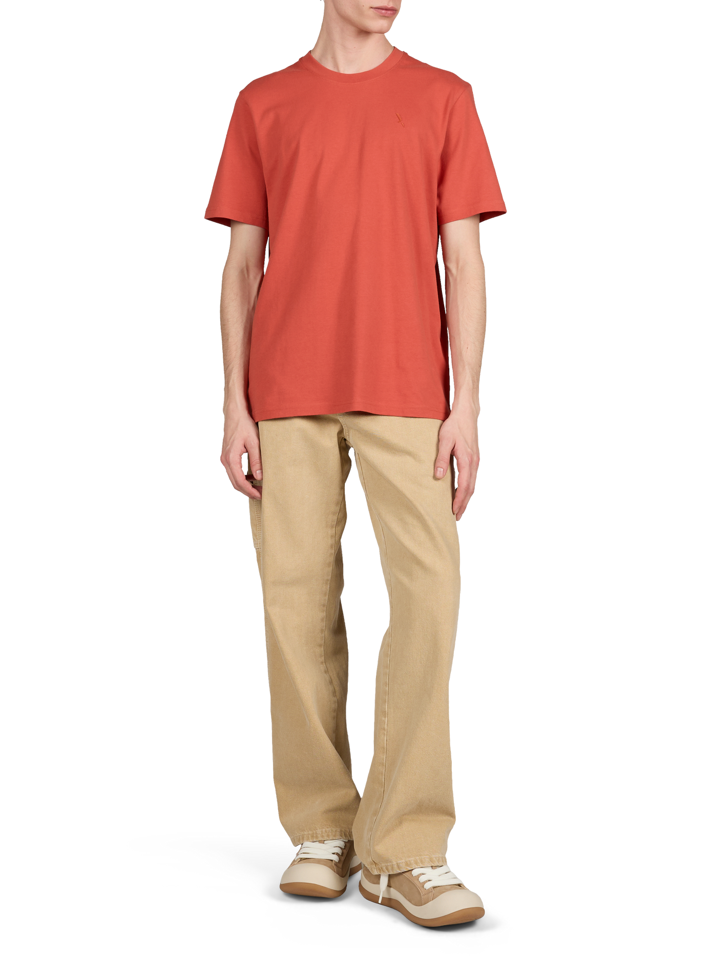 Cotton round-neck T-shirt AIGLE Red