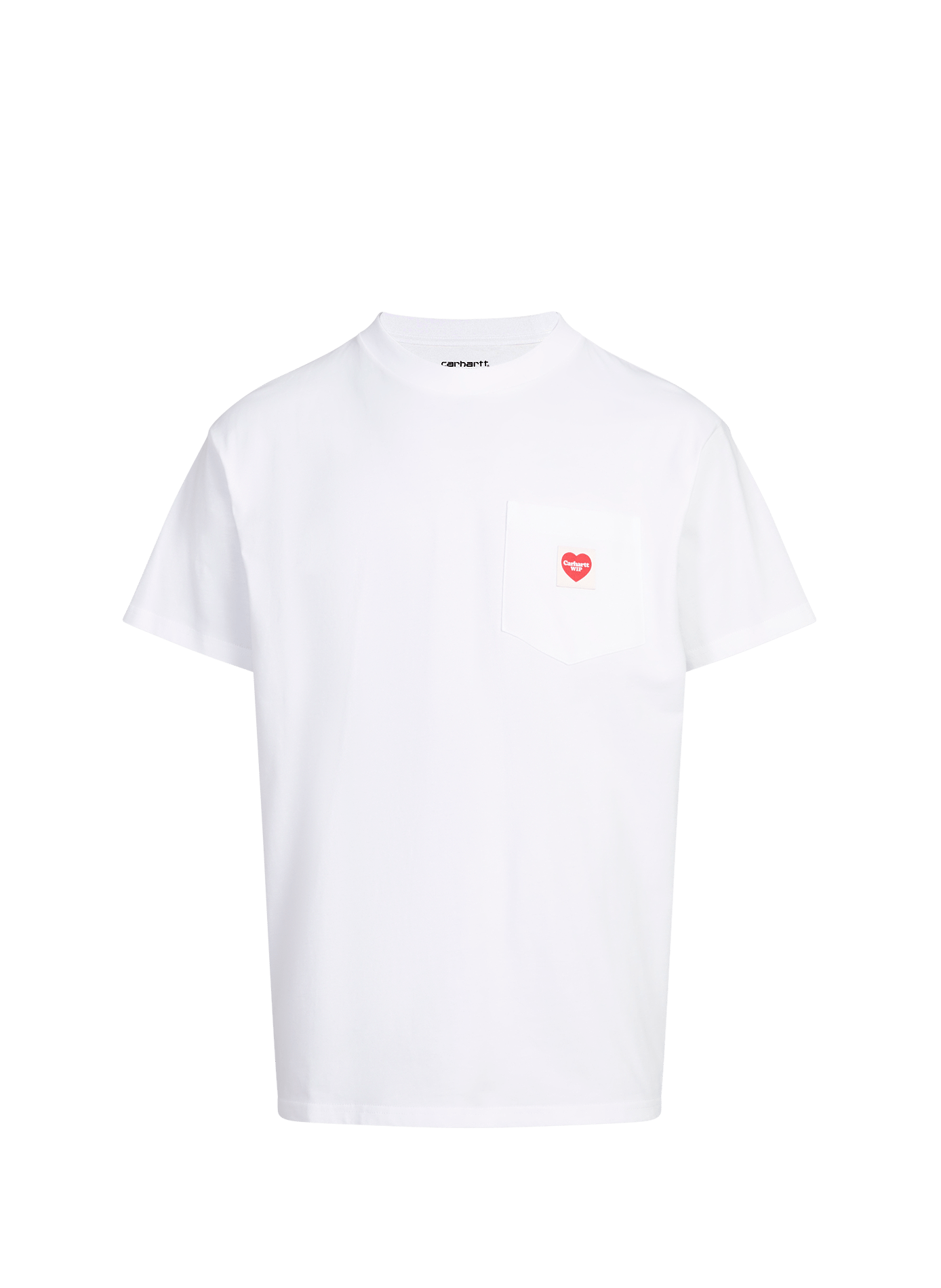Straight round-neck cotton T-shirt CARHARTT WIP White
