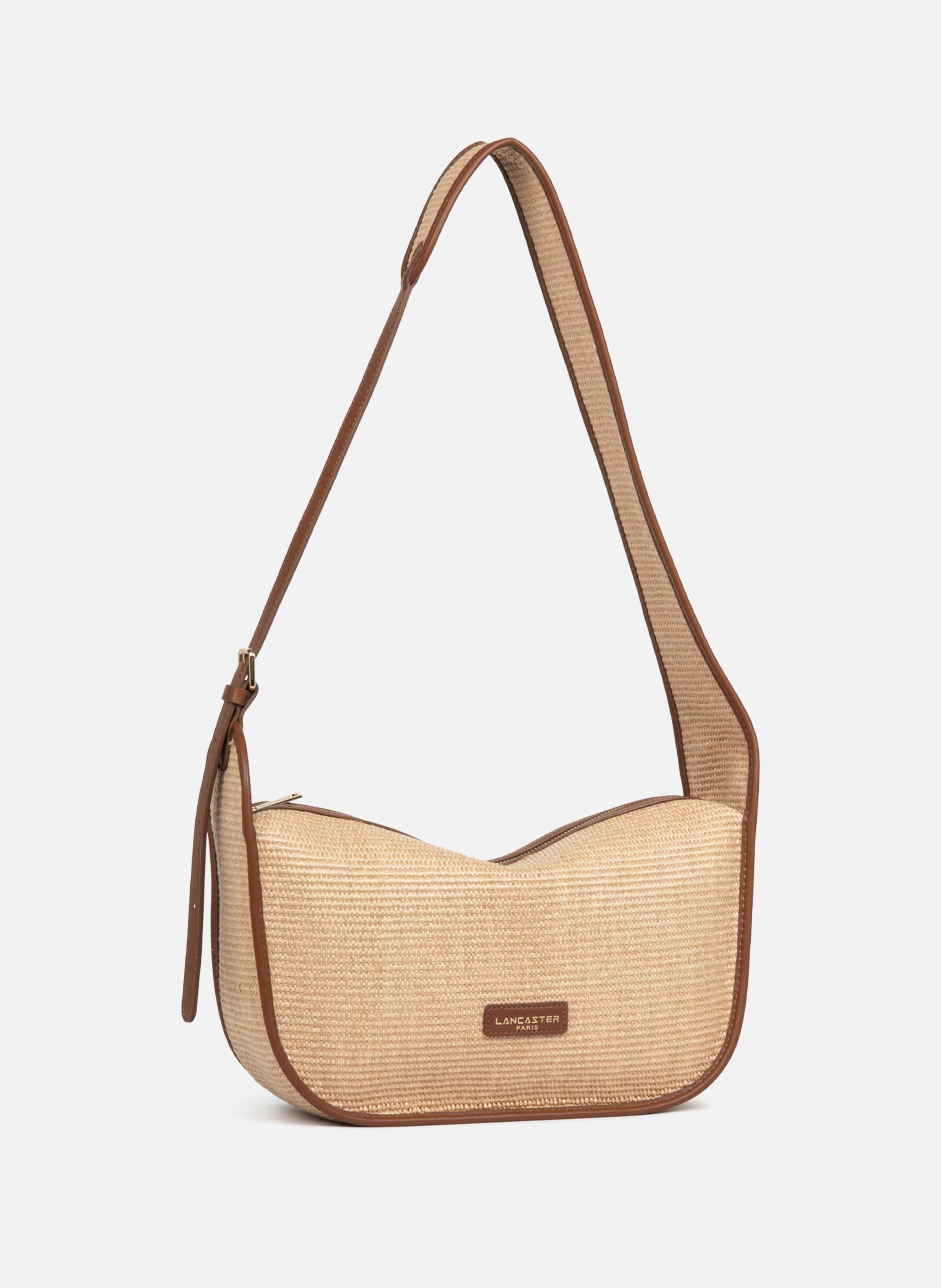 M shoulder bag - mini osier LANCASTER Brown
