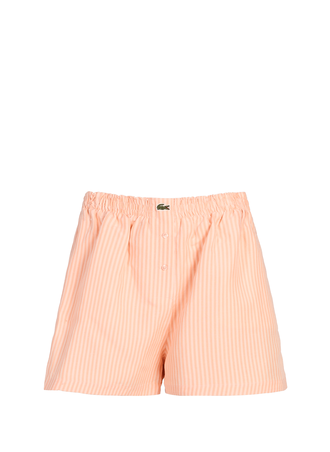 Short à rayures en coton LACOSTE Multicolore