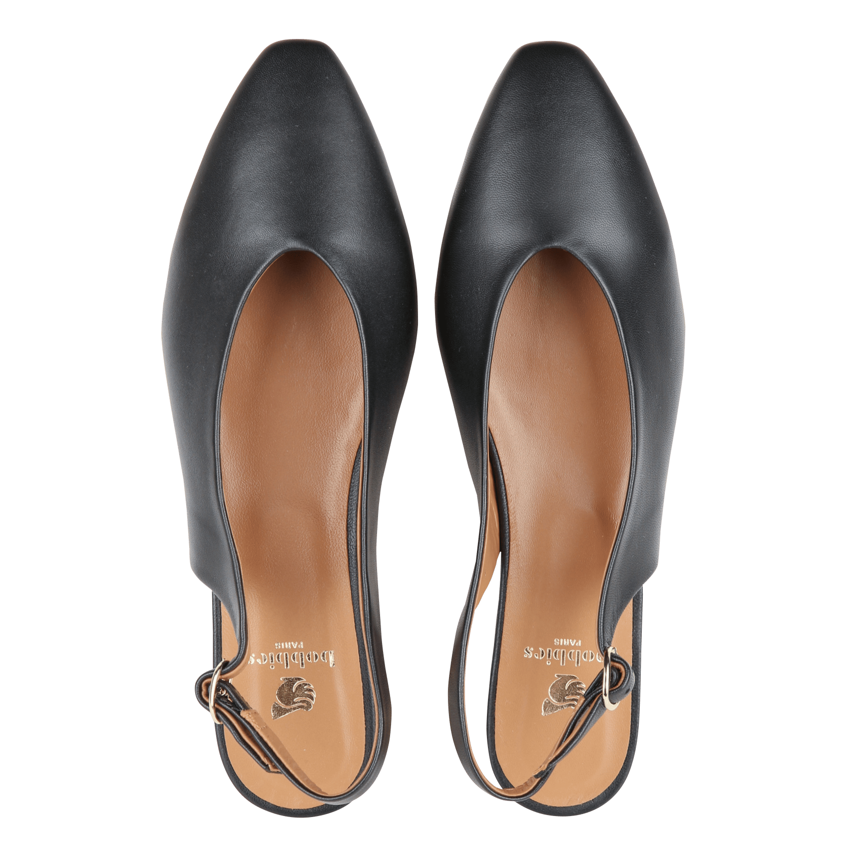 Ballerines en cuir anouk BOBBIES Noir