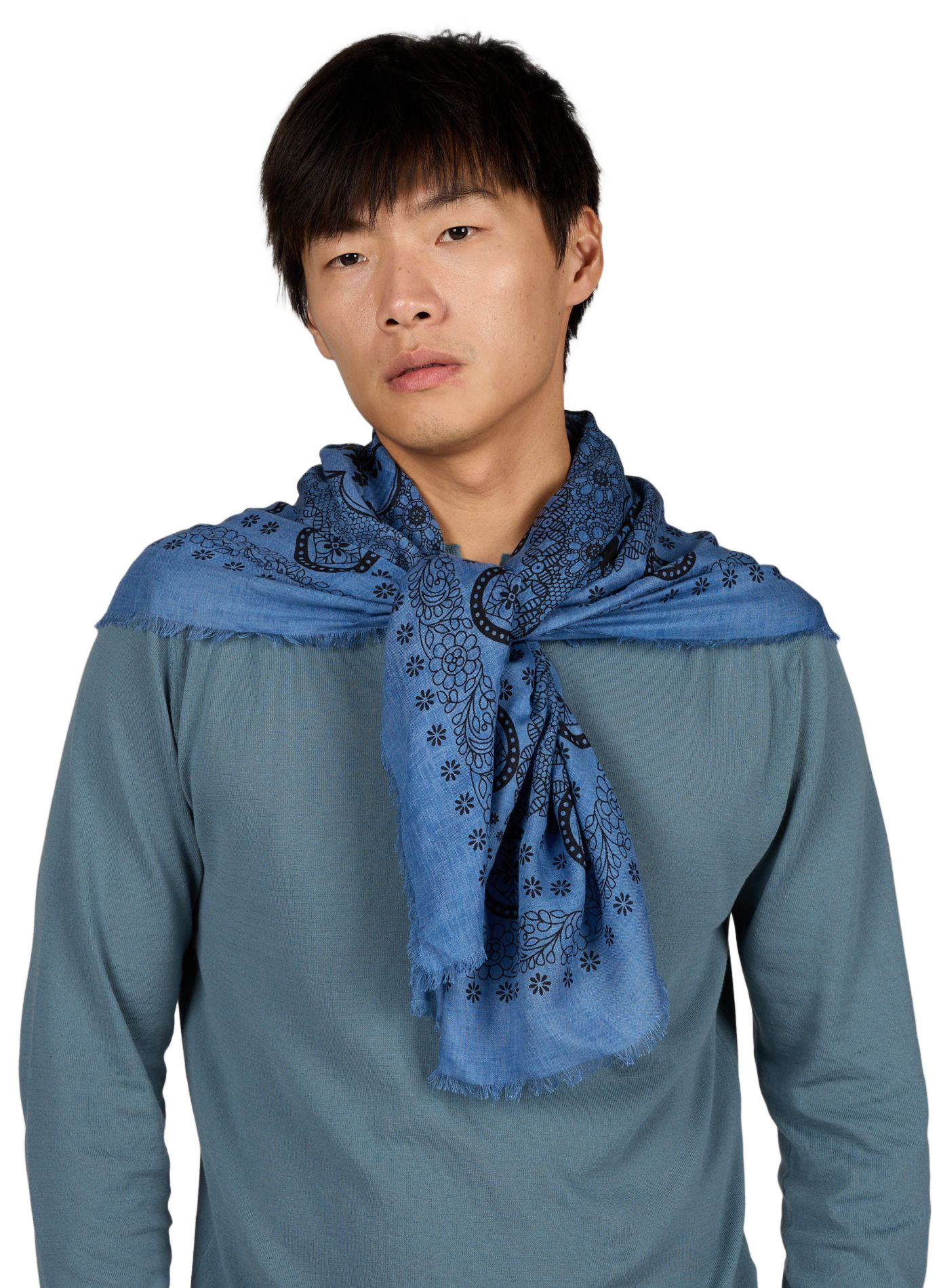 Floral printed scarf SAISON 1865 Multicolour