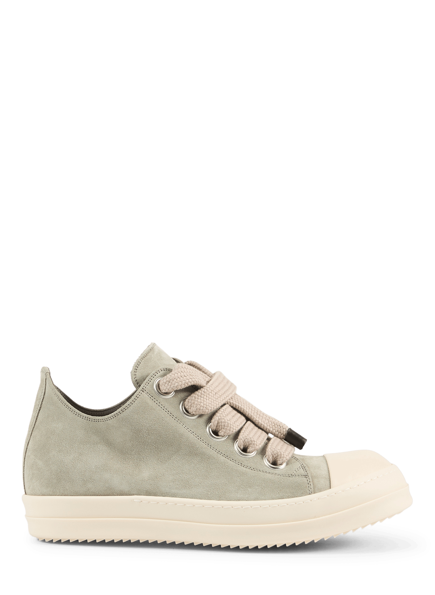 Leather sneakers RICK OWENS Grey