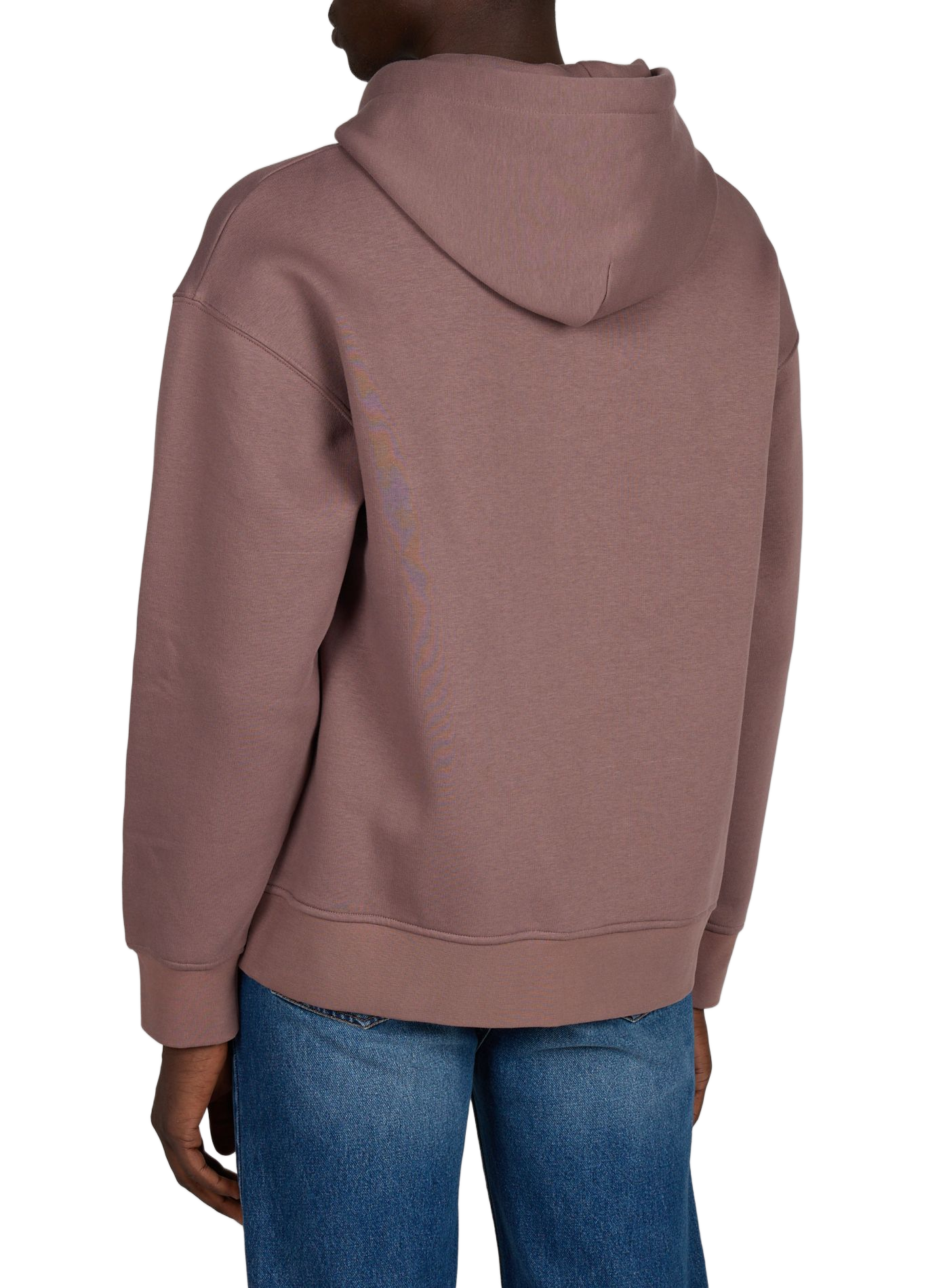 Sweatshirt droit à capuche en coton mélangé FAGUO Rouge
