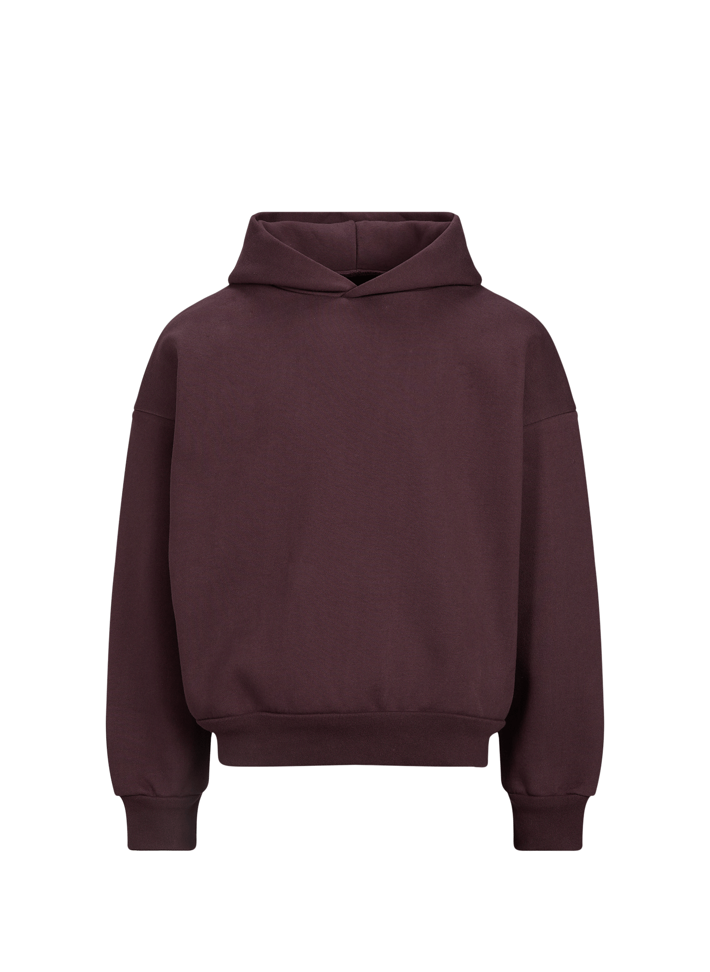 Plain oversized hooded sweatshirt SEVENTH Purple