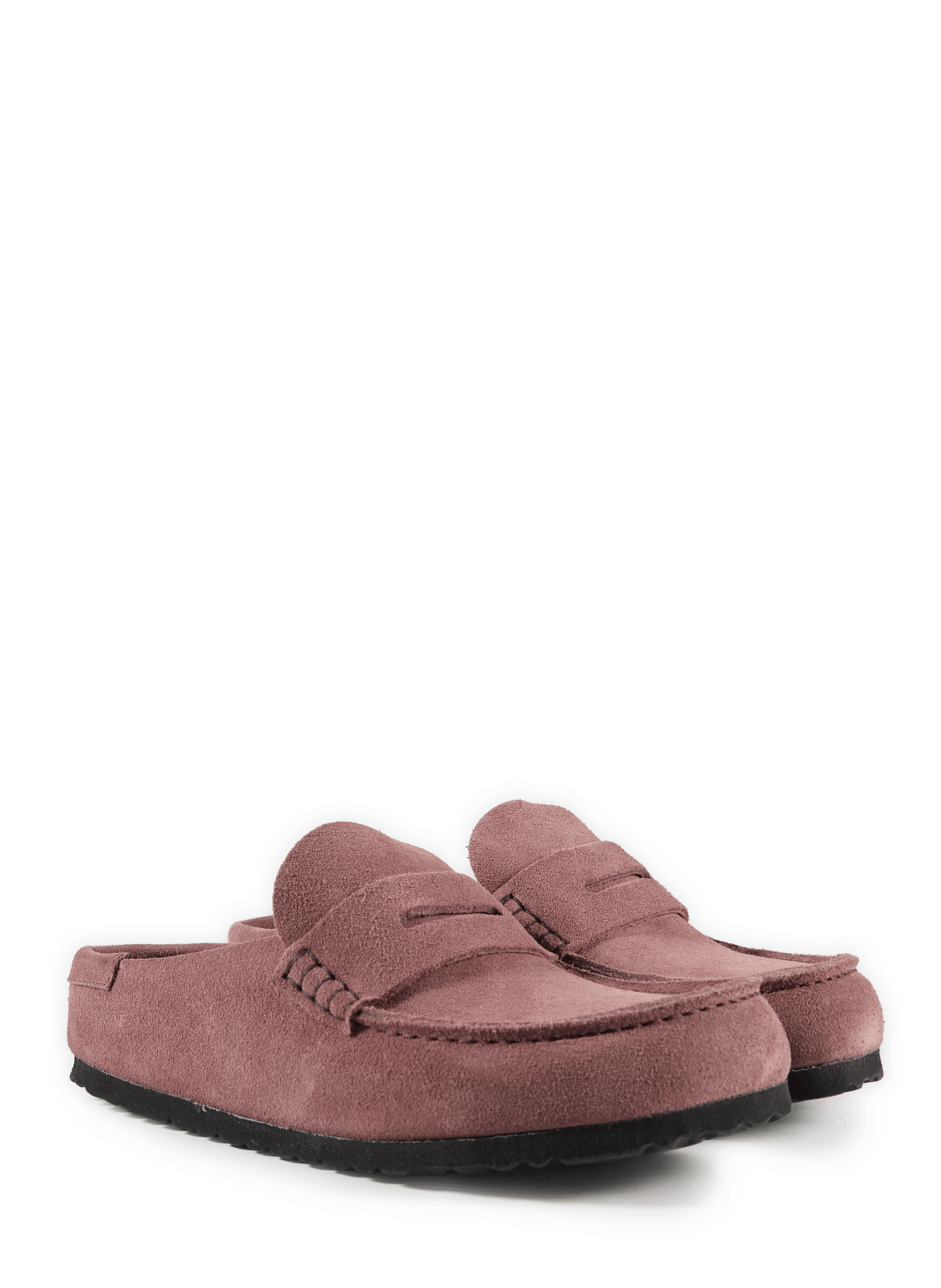 Zapatos planos de cuero BIRKENSTOCK Violeta