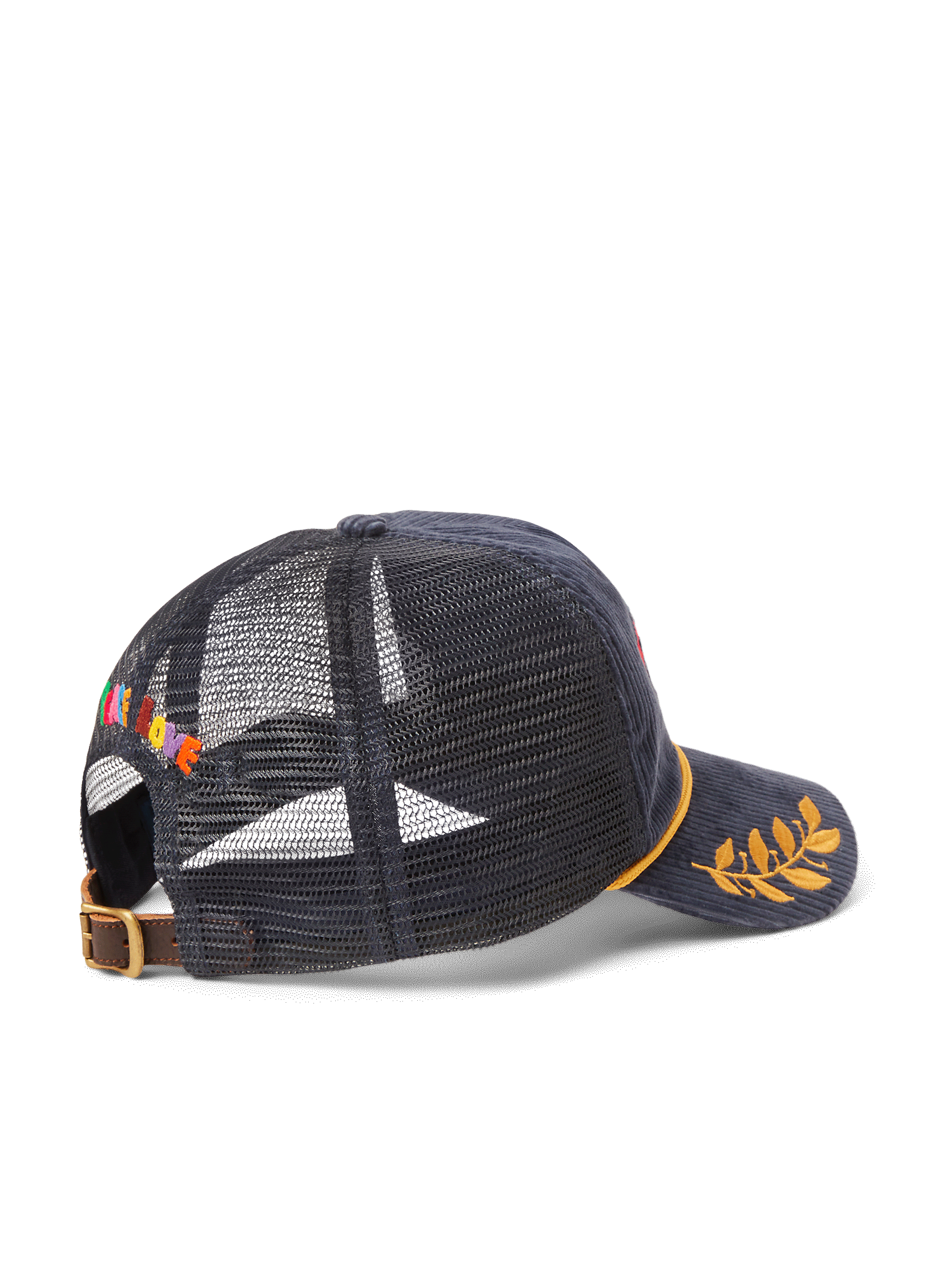 Casquette en velours côtelé