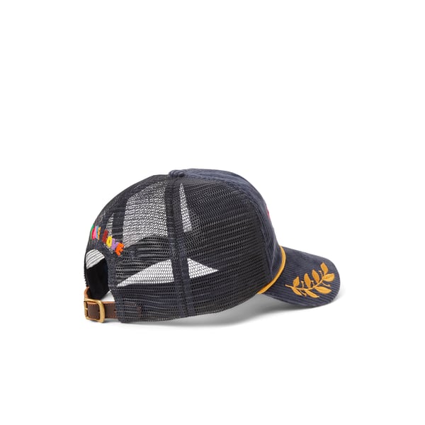 Casquette en velours côtelé