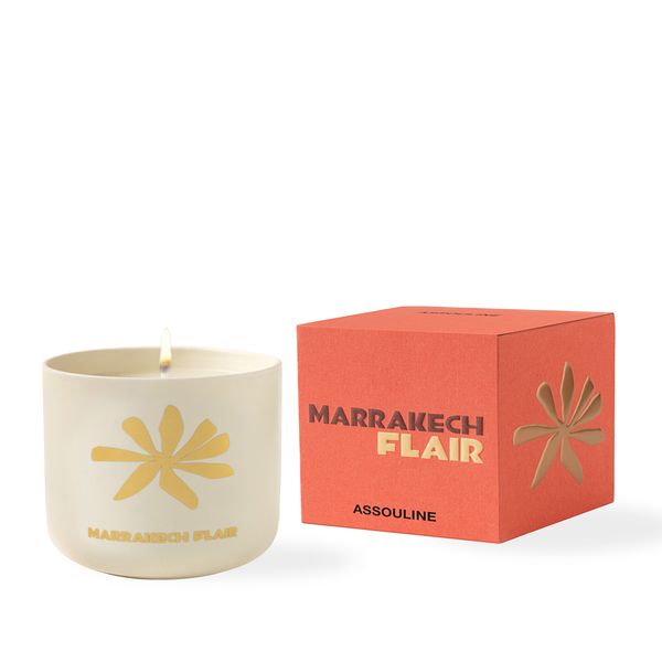 Assouline Marrakech Flair Candle In White