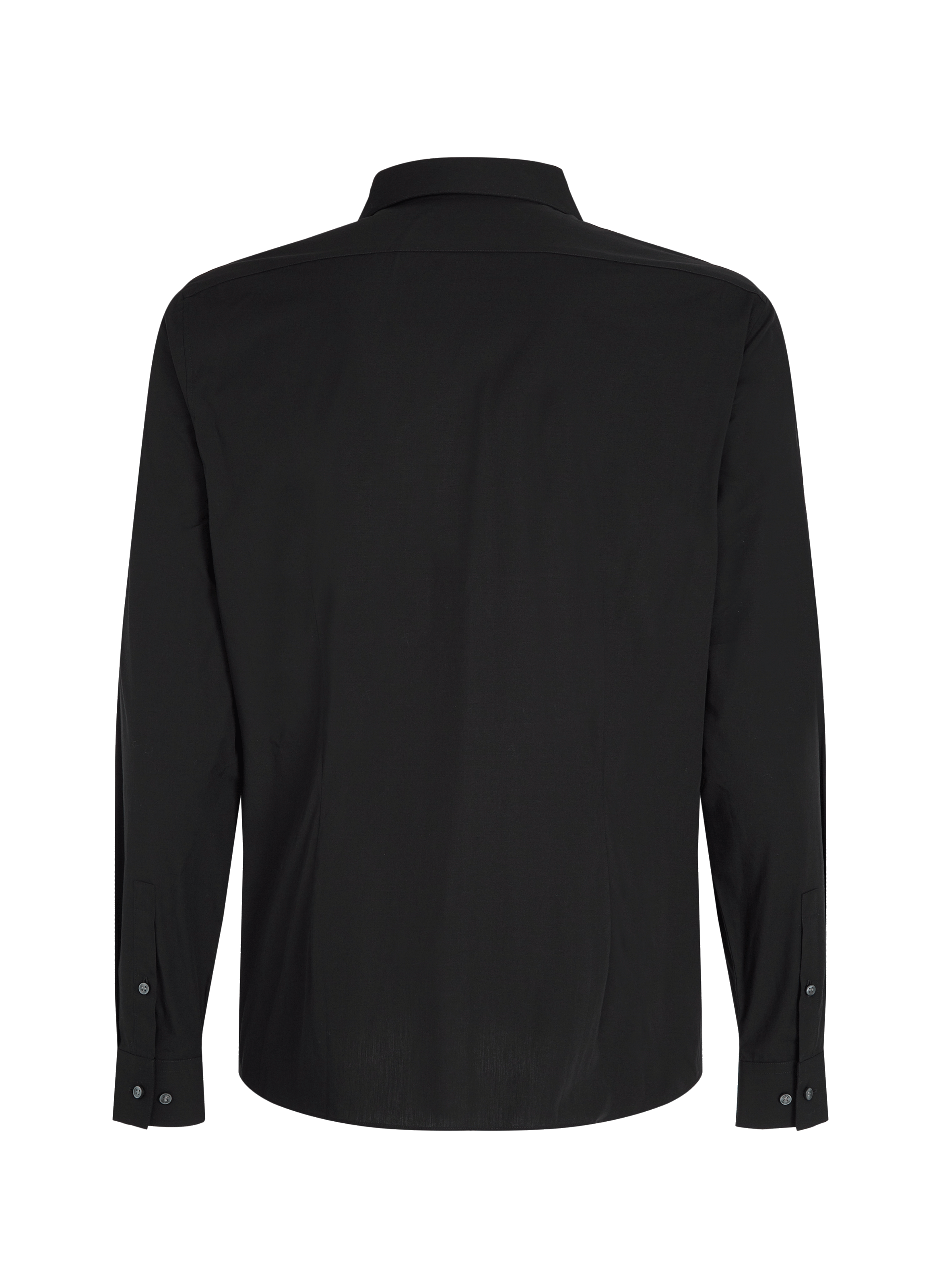Slim-fit cotton shirt CALVIN KLEIN Black