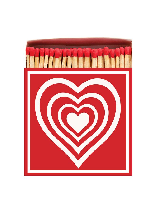 Concentric Heart matchbox ARCHIVIST GALLERY