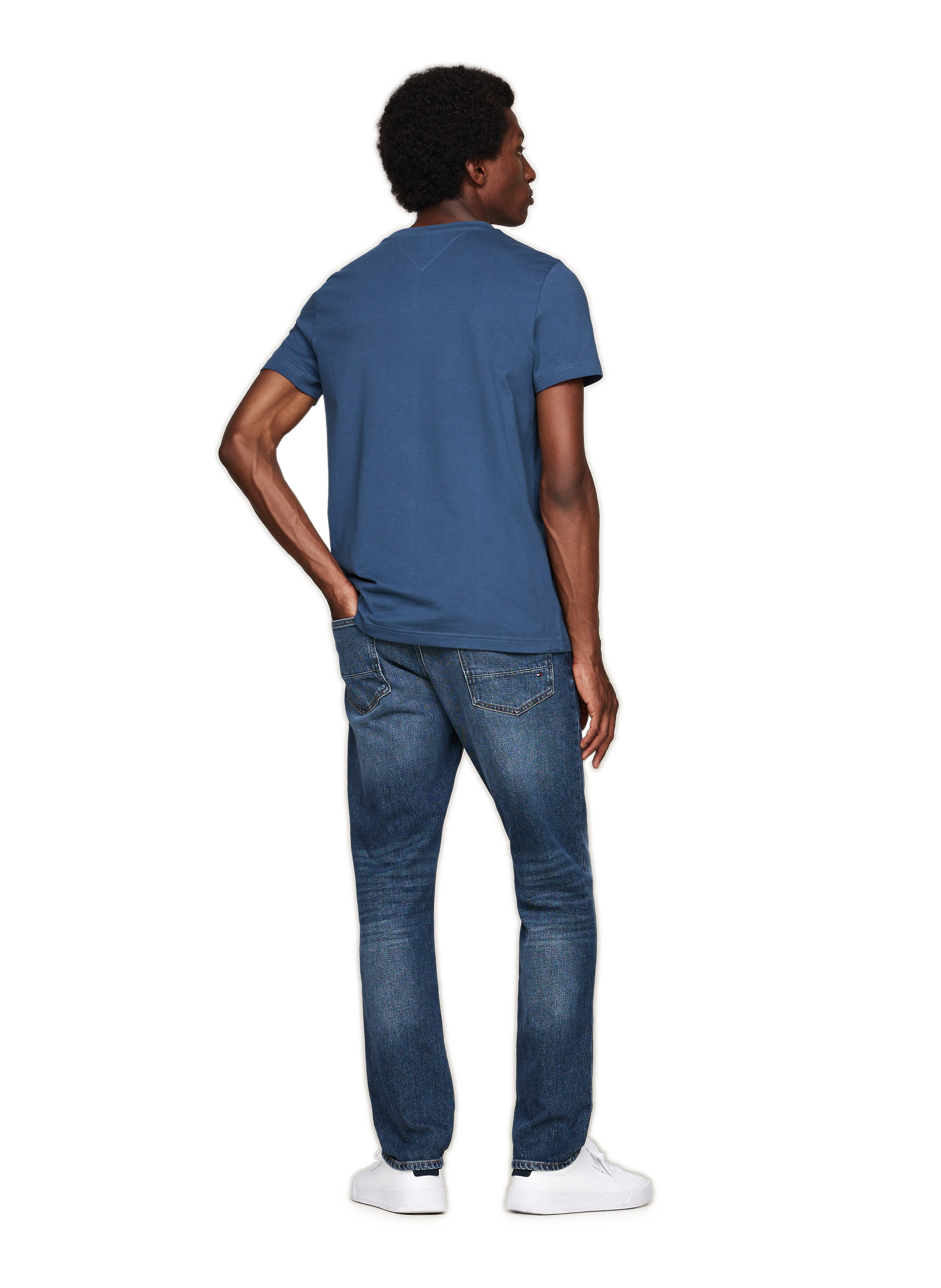 Cotton T-shirt TOMMY HILFIGER Blue