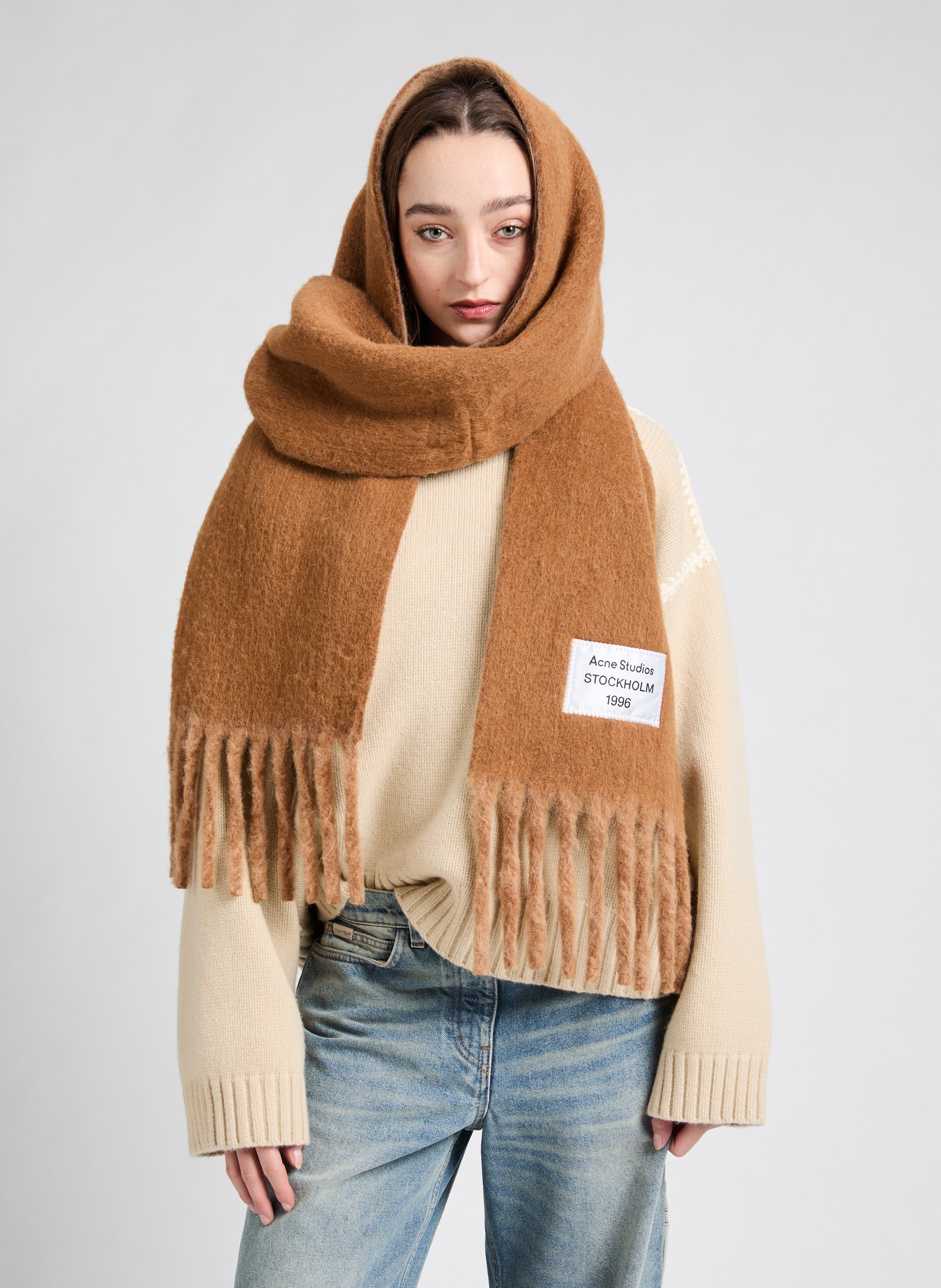 Echarpe en laine  ACNE STUDIOS Multicolore