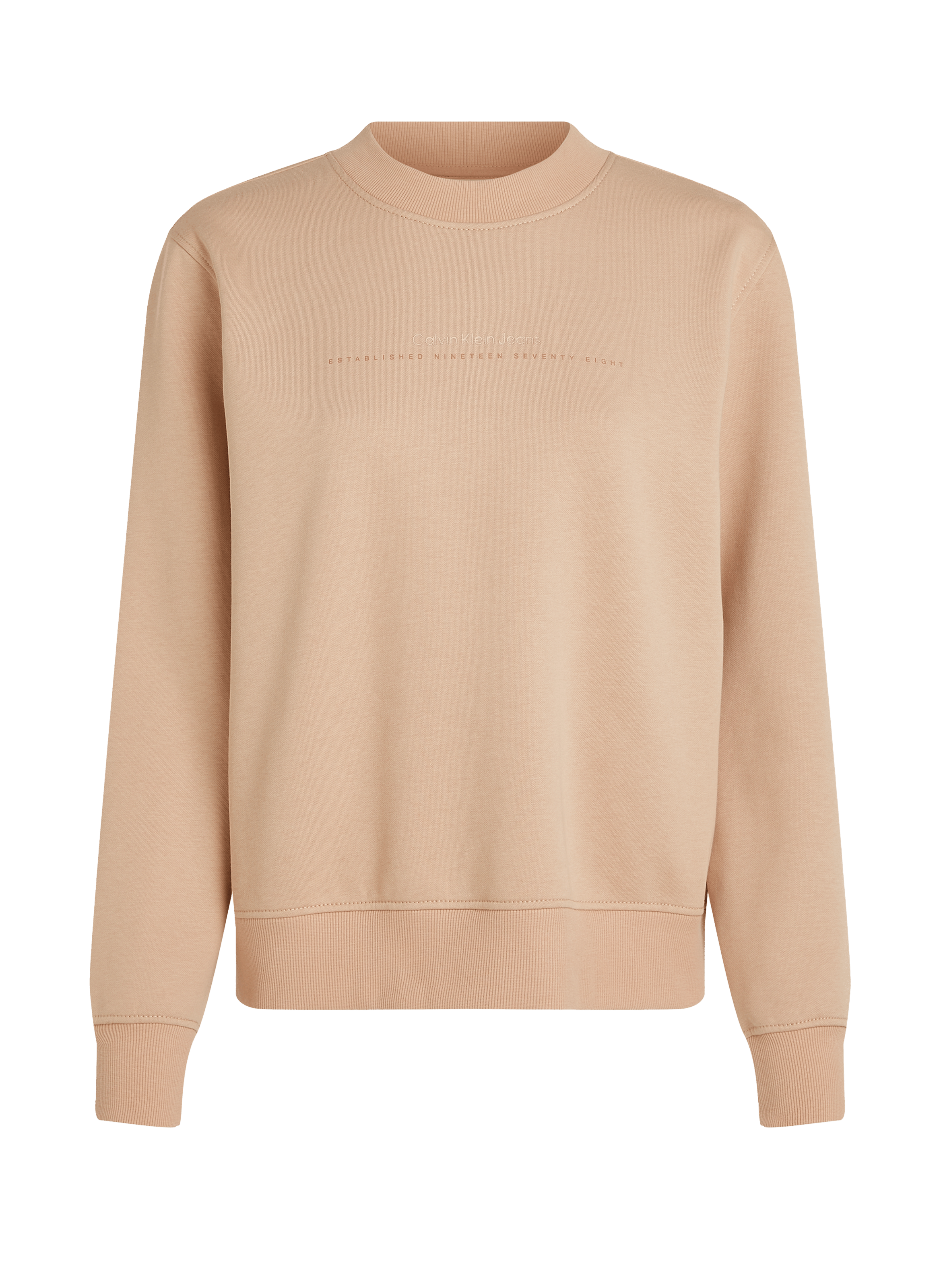 Pull en coton mélangé CALVIN KLEIN Rose