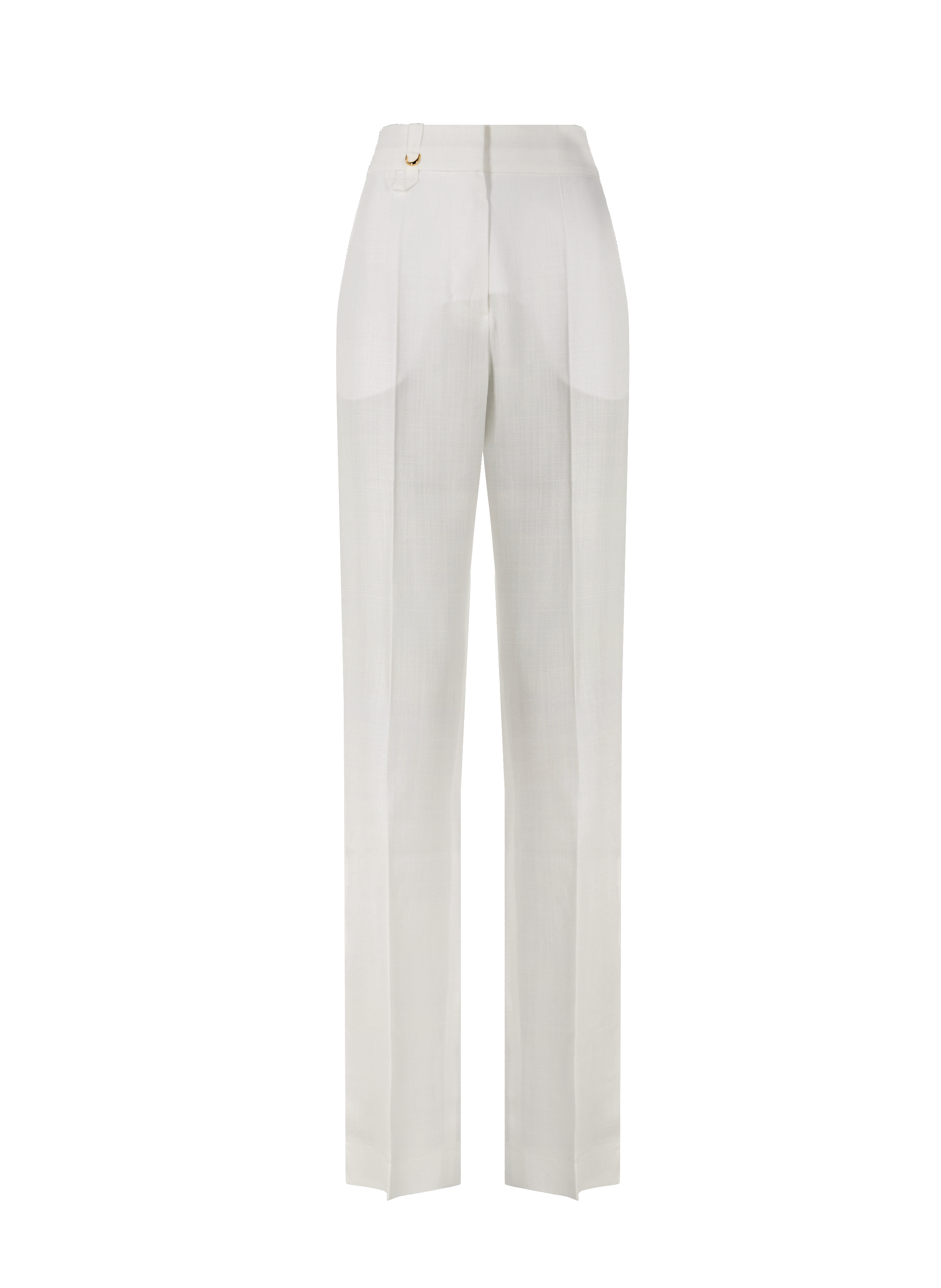 Le pantalon Tibau en laine JACQUEMUS Blanc