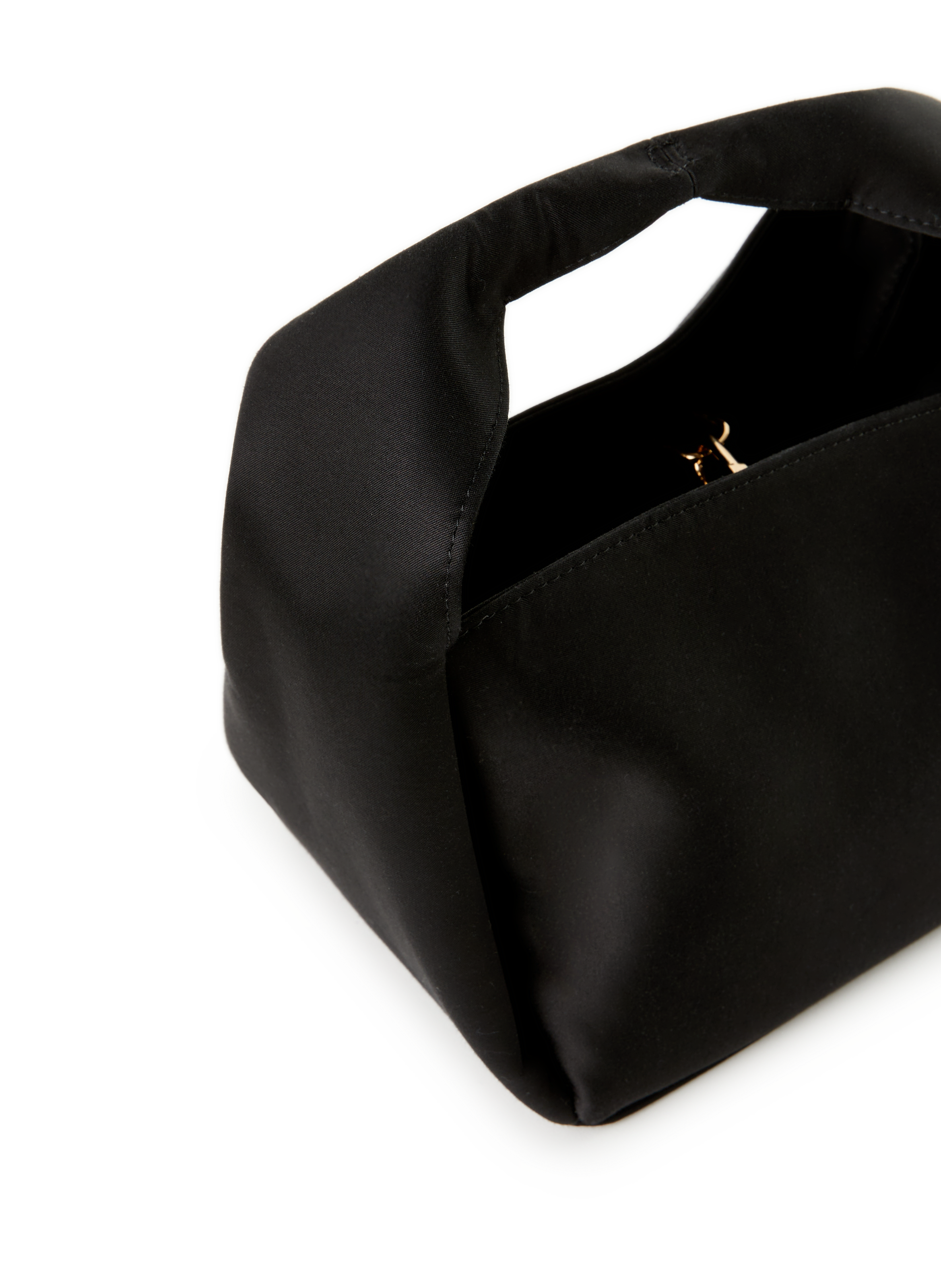 Small satin bucket bag TOTEME Black