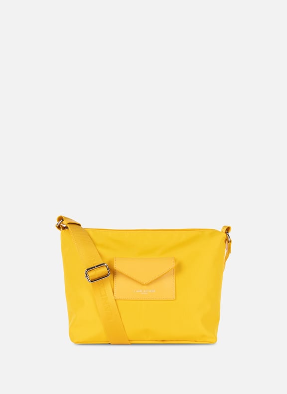 Sac besace - smart kba Jaune by LANCASTER LANCASTER Sac besace - smart kba Jaune