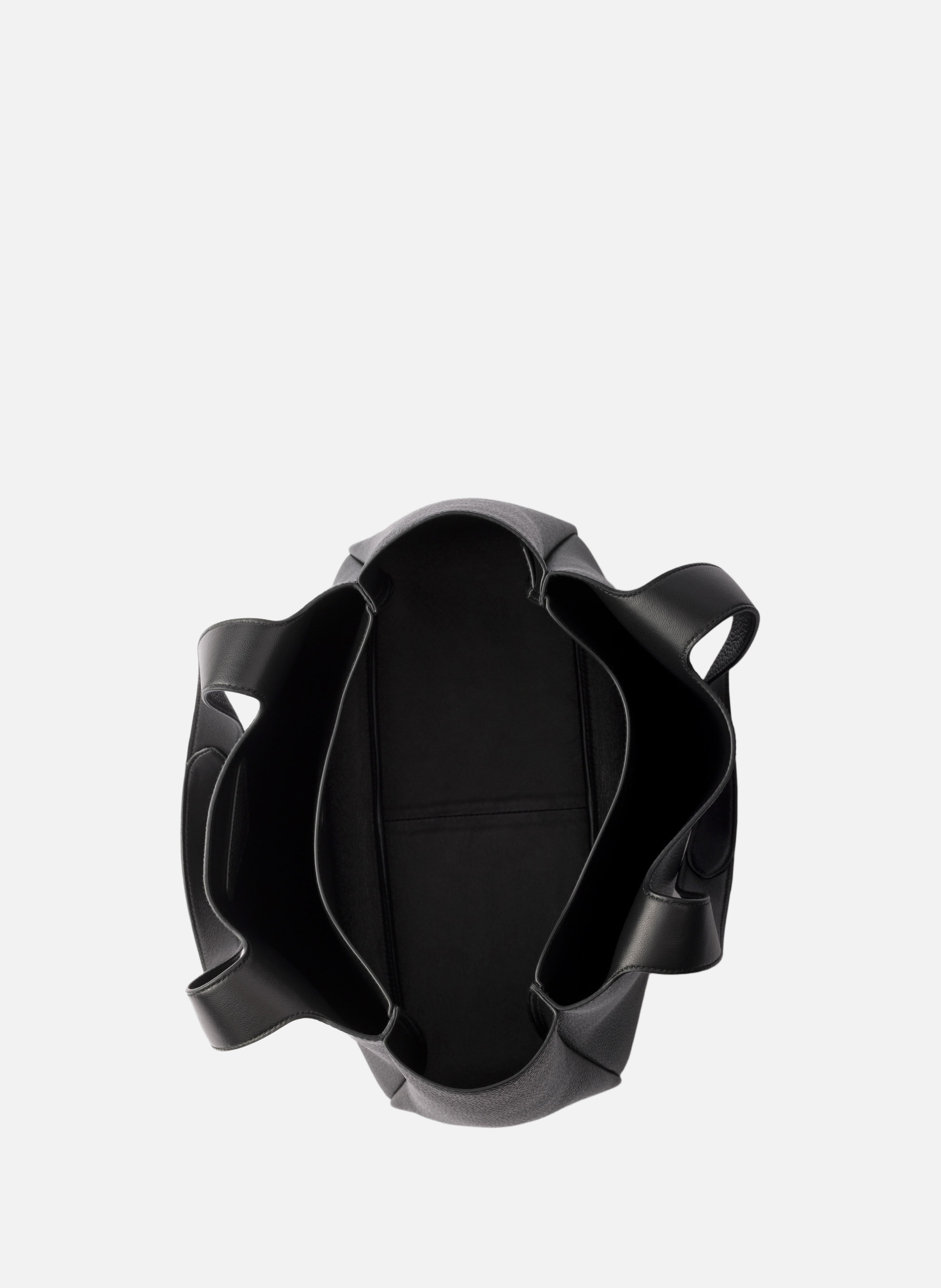 Cabas en cuir PRADA Noir