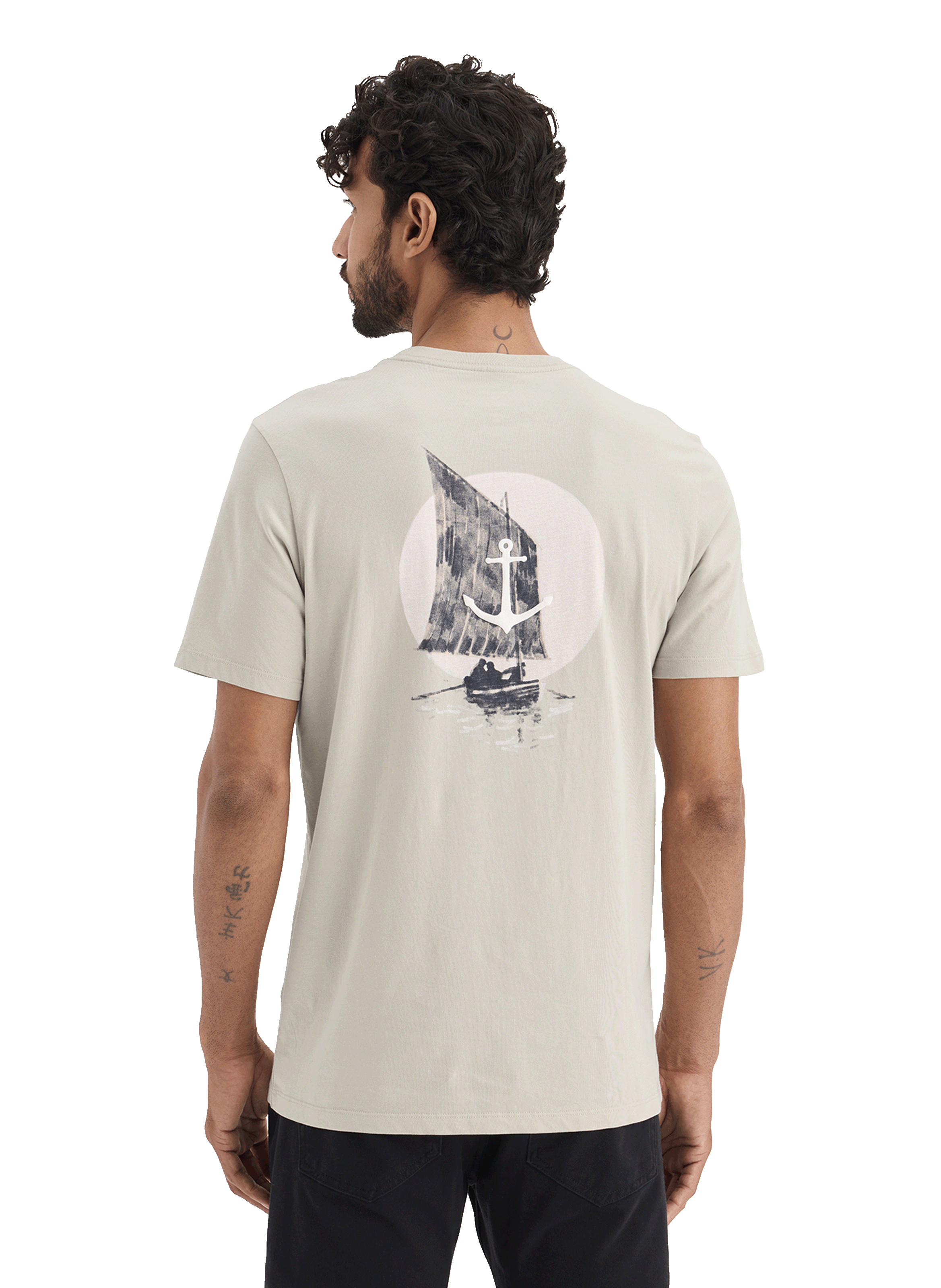 T-shirt à logo en coton DOCKERS Beige