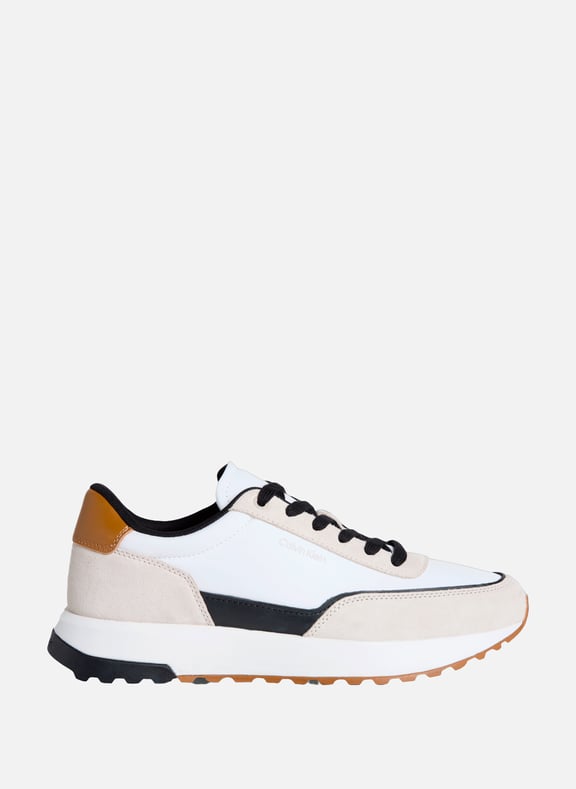 Leather sneakers Multicolour by CALVIN KLEIN CALVIN KLEIN Leather sneakers Multicolour