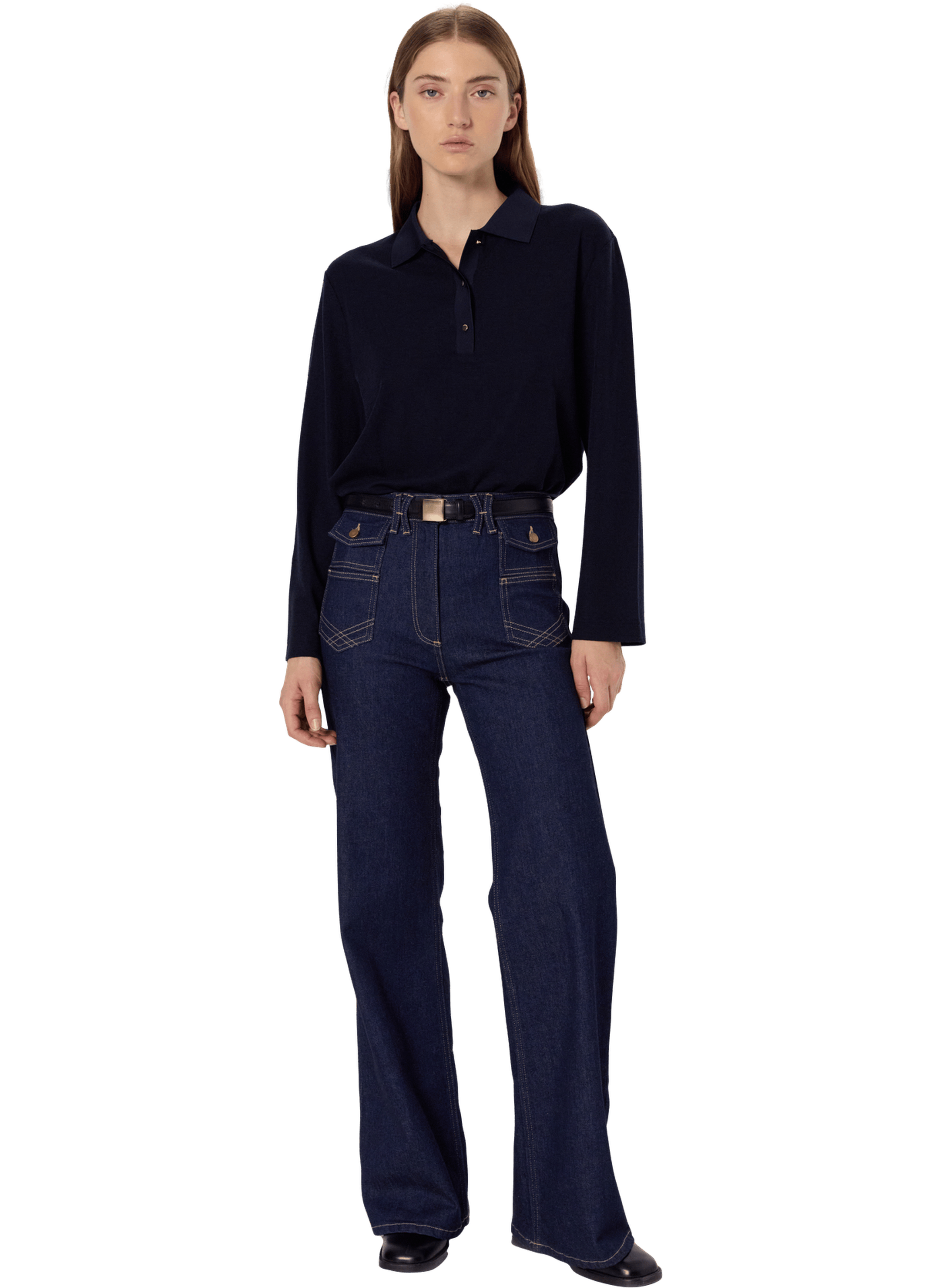 Jean flare brut - anna GERARD DAREL Bleu