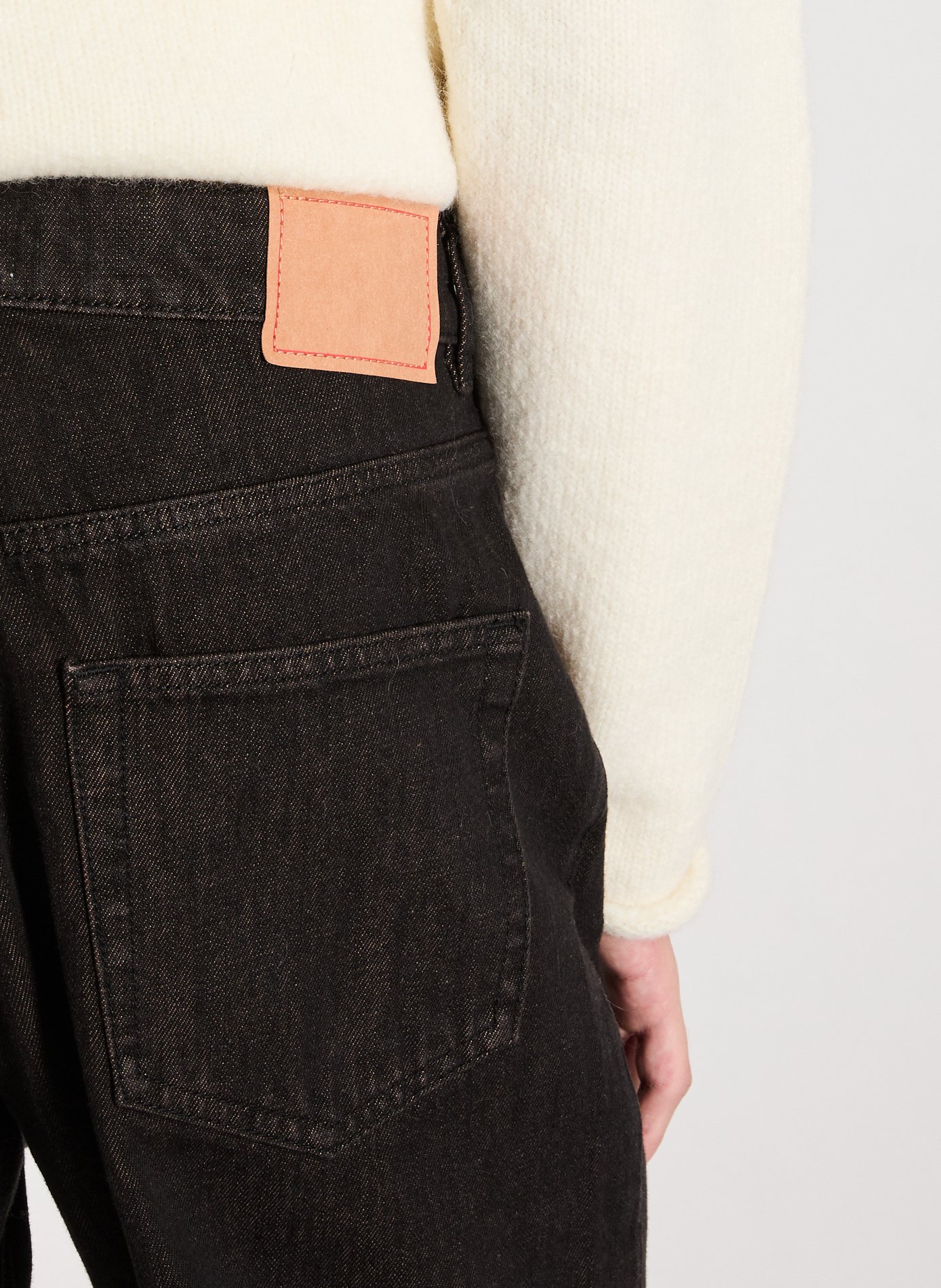 Straight-leg jeans in blended cotton JEANERICA DENIM Brown