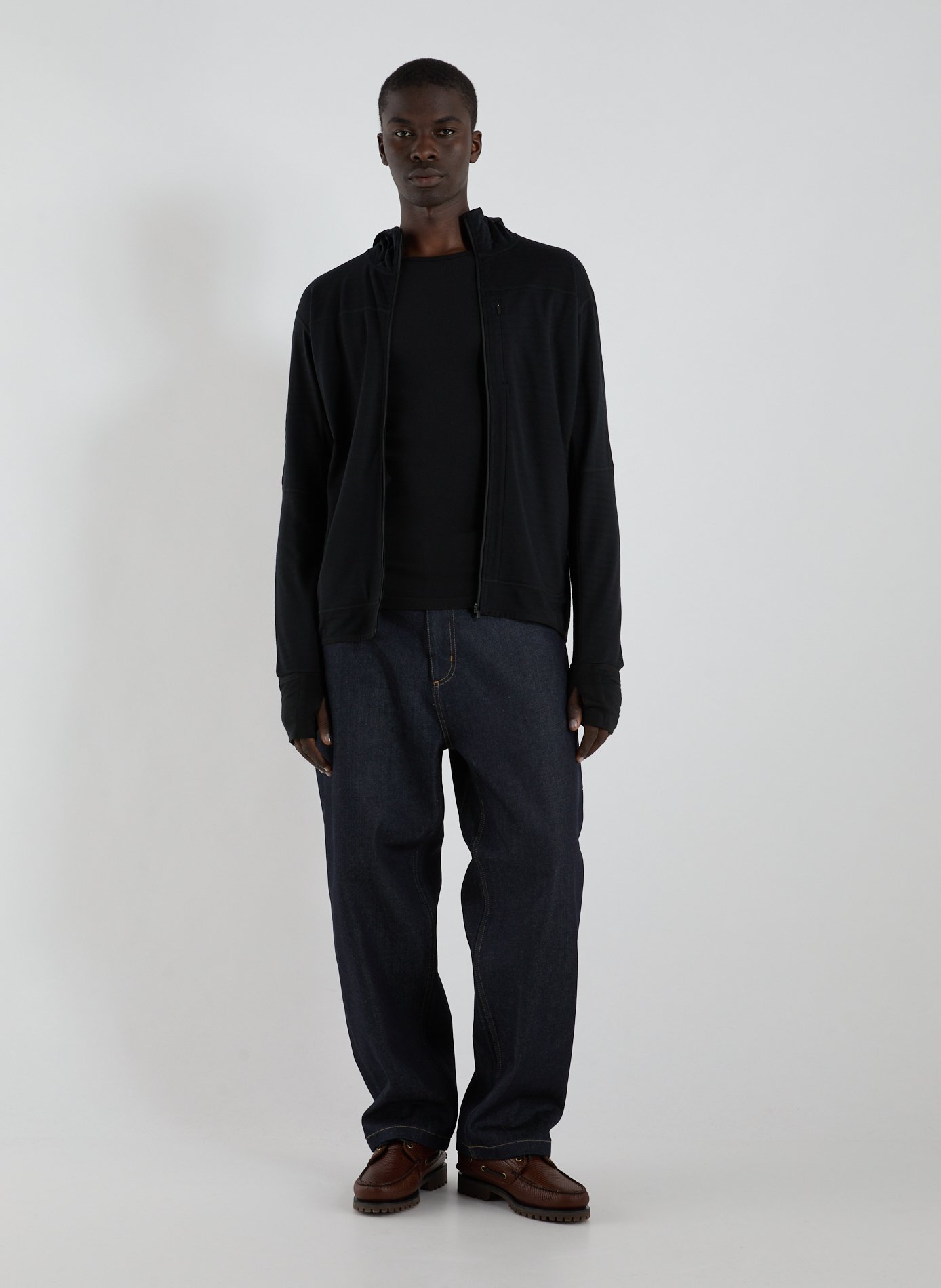 Gilet à capuche  ICEBREAKER Noir